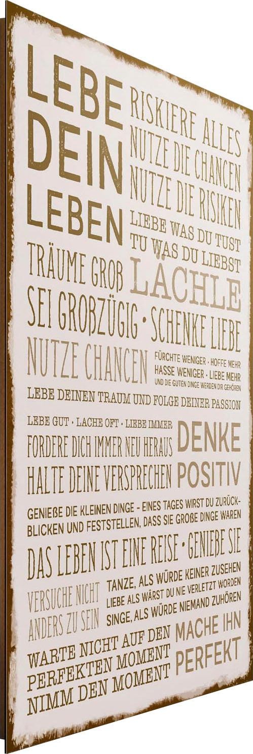 Reinders! Deco-Panel »Denke positiv«