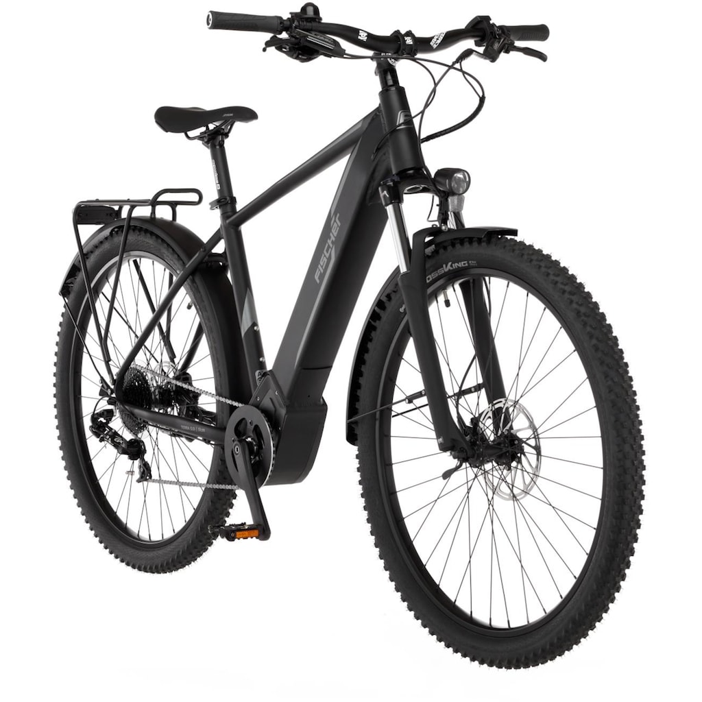 FISCHER Fahrrad E-Bike »TERRA 5.5i«, 10 Gang, SRAM, Mittelmotor 250 W, (mit Schloss)