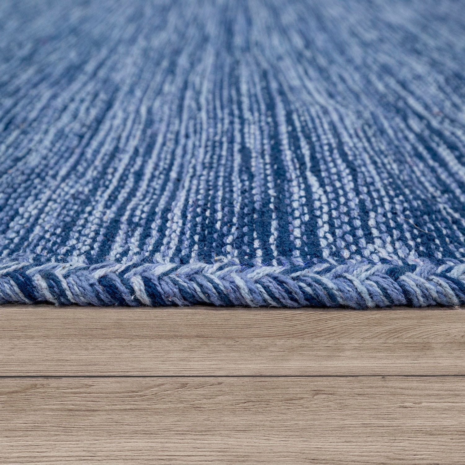 Paco Home Teppich »Kilim 210«, rechteckig, 12 mm Höhe, Handgwebt, Flachgewebe, reine Baumwolle, handgewebt, Uni Farben