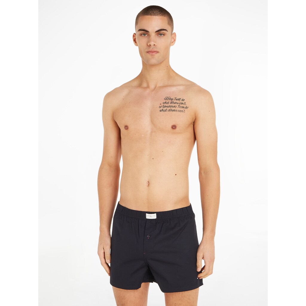 Tommy Hilfiger Underwear Webboxer »3P WOVEN BOXER«, (Packung, 3er-Pack)