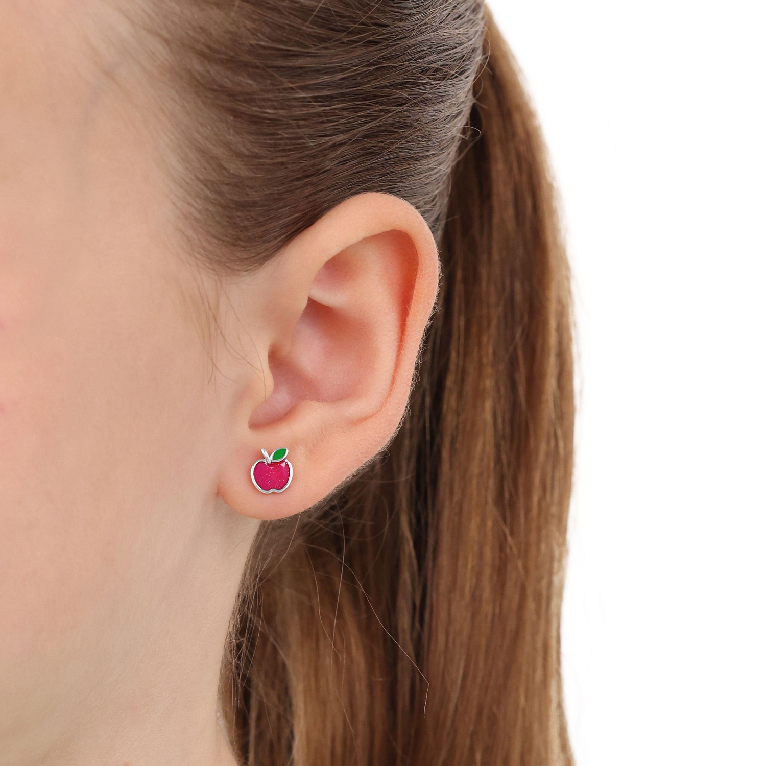 Amor Paar Ohrstecker »Apfel«