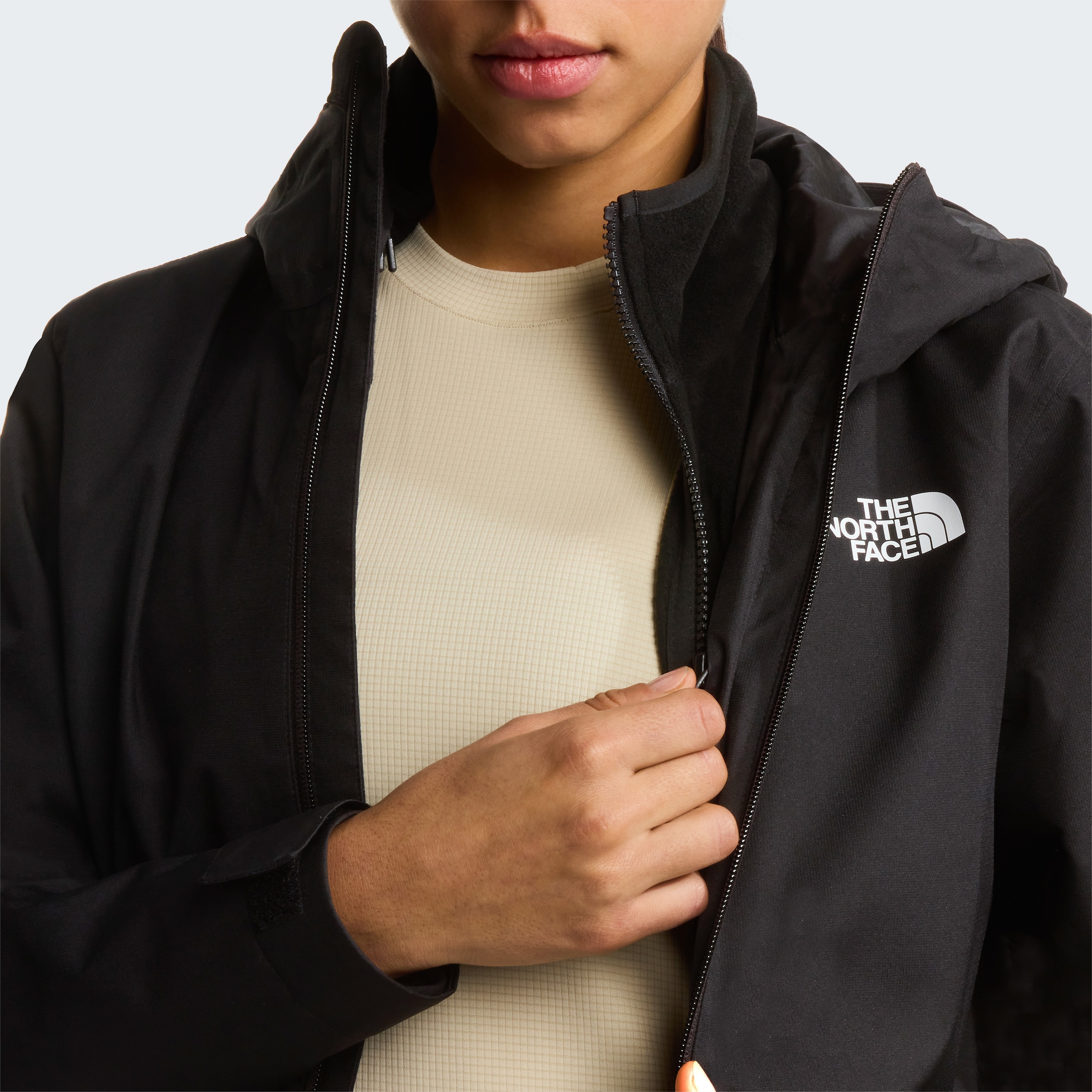 The North Face Funktionsjacke »W QUEST MONO TRICLIMATE« 3-in-1 Funktion, wetterfest, atmungsaktiv
