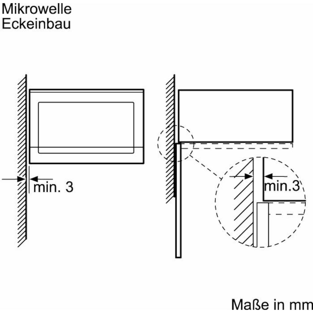 NEFF Einbau-Mikrowelle »N 50 HLAWD53N0«, Mikrowelle, 900 W