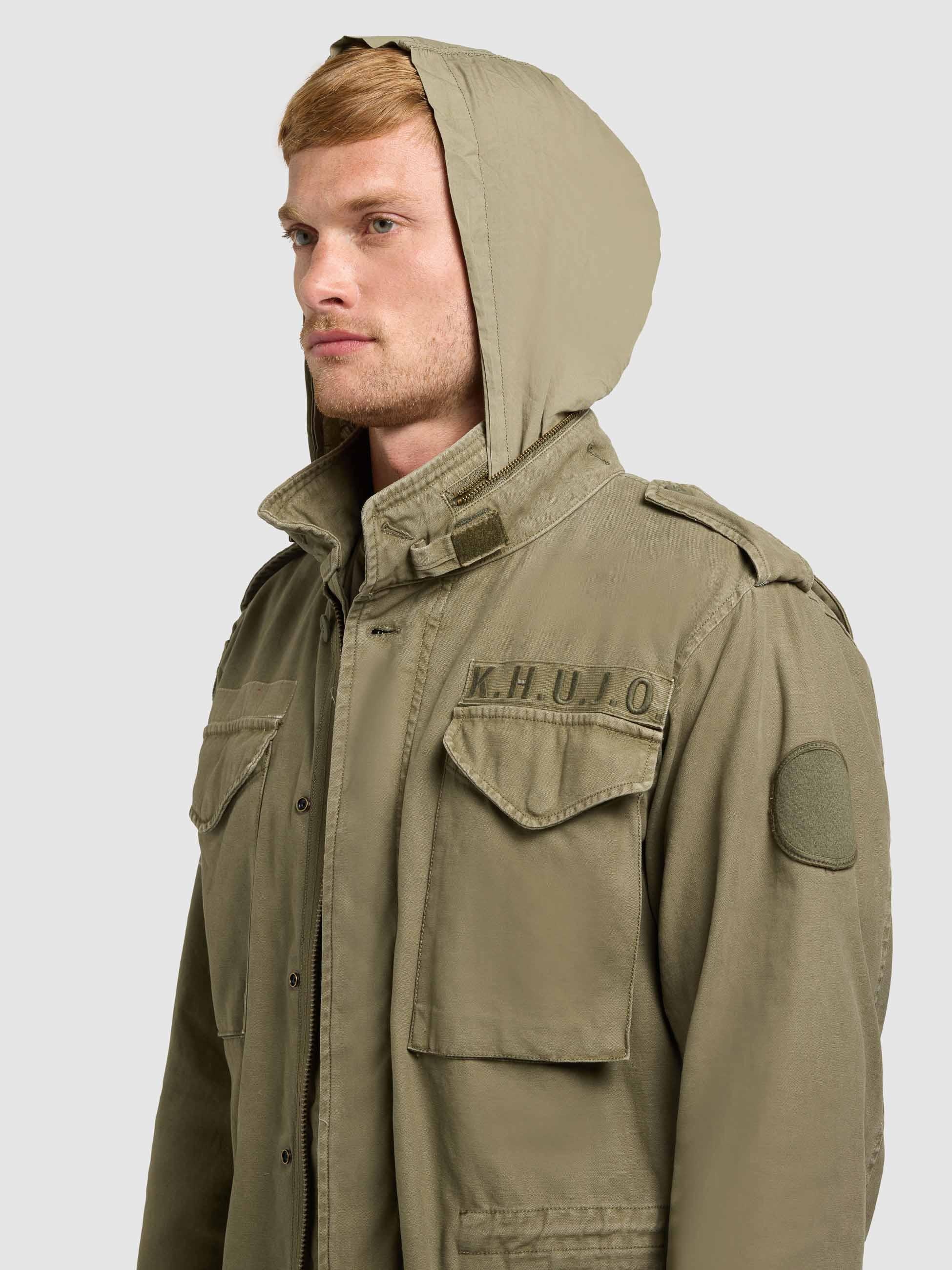 khujo Funktionsjacke »Funktionsjacke Gene« mit Kapuze Übergangsparka mit Stehkragen