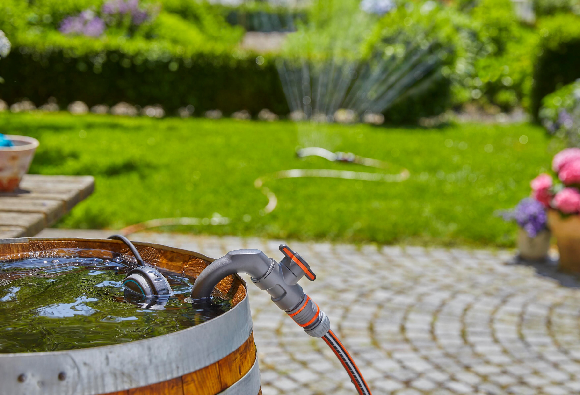 GARDENA Regenfasspumpe »4000/1, 1762-20«, 4000 l/h max. Fördermenge