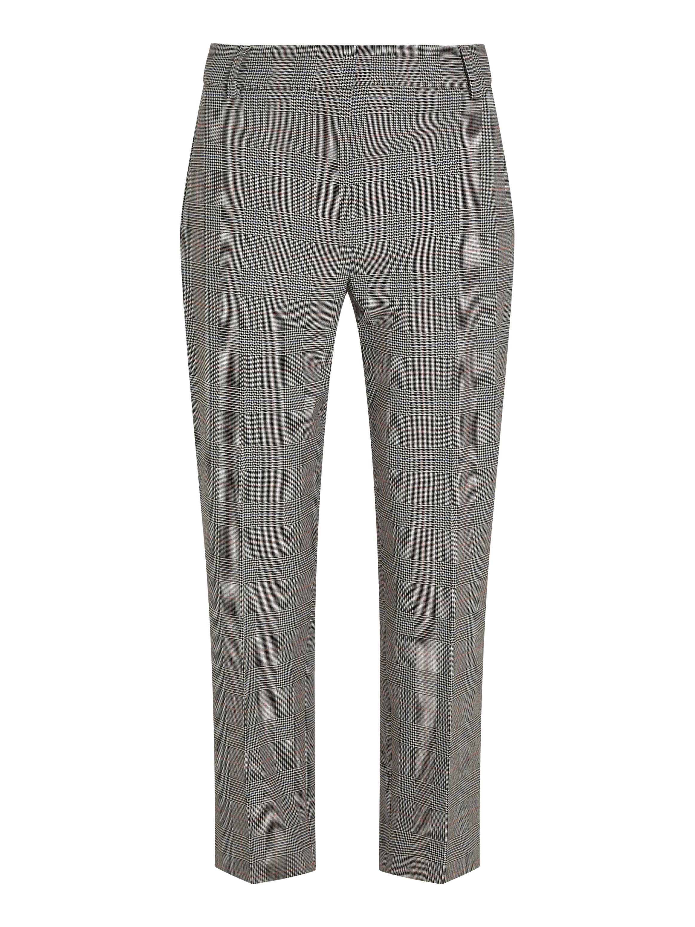 Tommy Hilfiger Webhose »POW CHECK SLIM STRAIGHT PANT«, (Global Serie TH WOMEN), im Karodessin