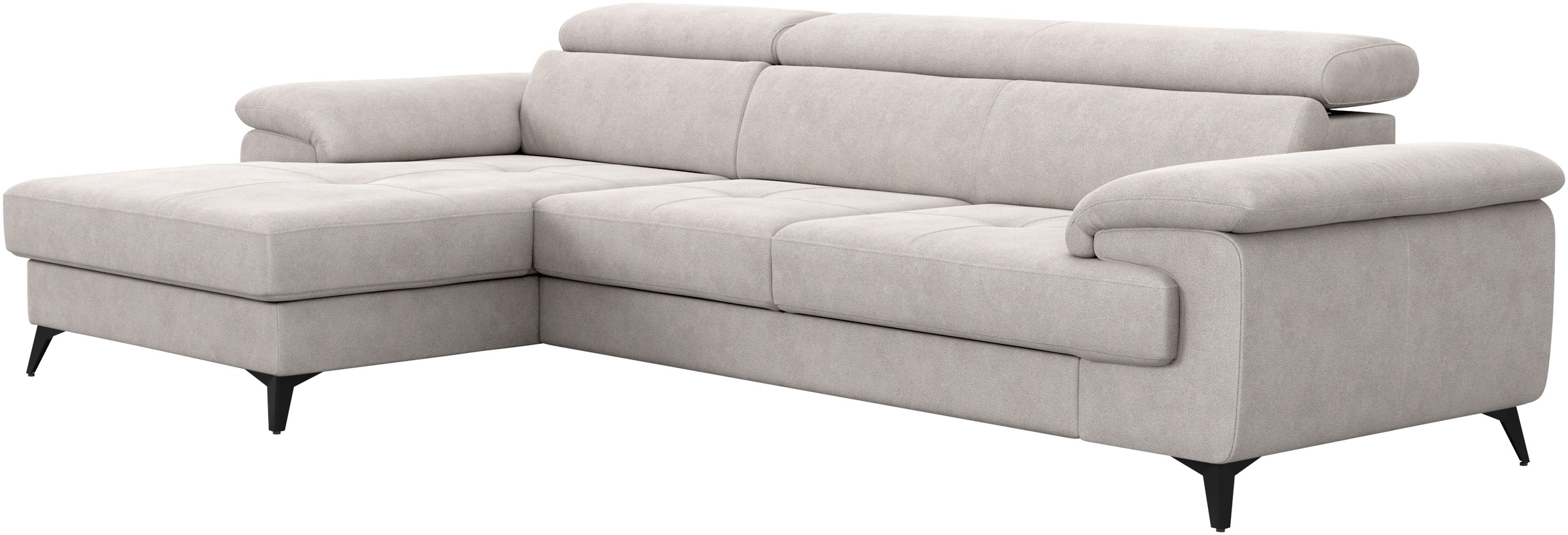 COTTA Ecksofa »Astra L-Form, B: 300 cm« mit Kopfteilverstellung, optional Bettfunktion & Bettkasten