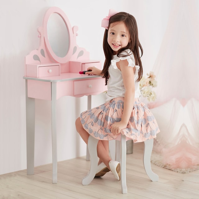 TEAMSON™ KIDS Schminktisch »Fantasy Fields, Little Princess Rapunzel«, mit  schwenkbarem Spiegel bei OTTO