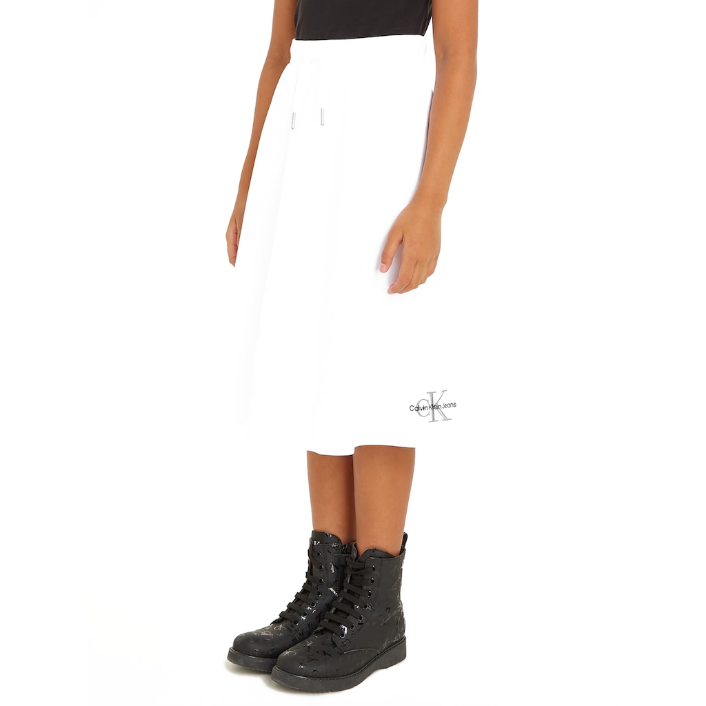 Calvin Klein Jeans Midirock »MONOGRAM LOGO MIDI SKIRT«, Kinder bis 16 Jahre