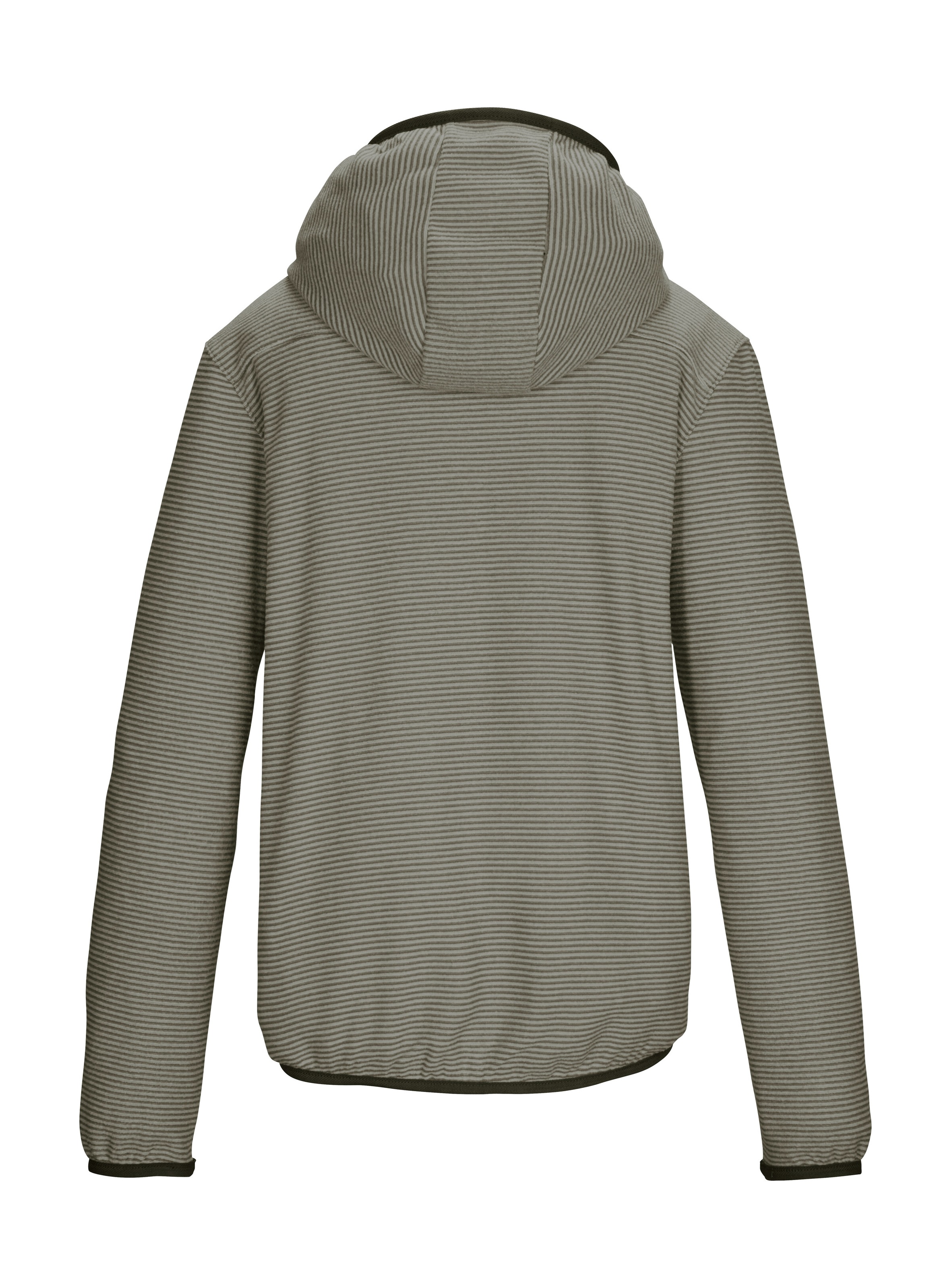 Killtec Fleecejacke »KOW 246 BYS FLC JCKT« Gestreifte Kinder Fleecejacke mit Kapuze, Kinnschutz und Taschen