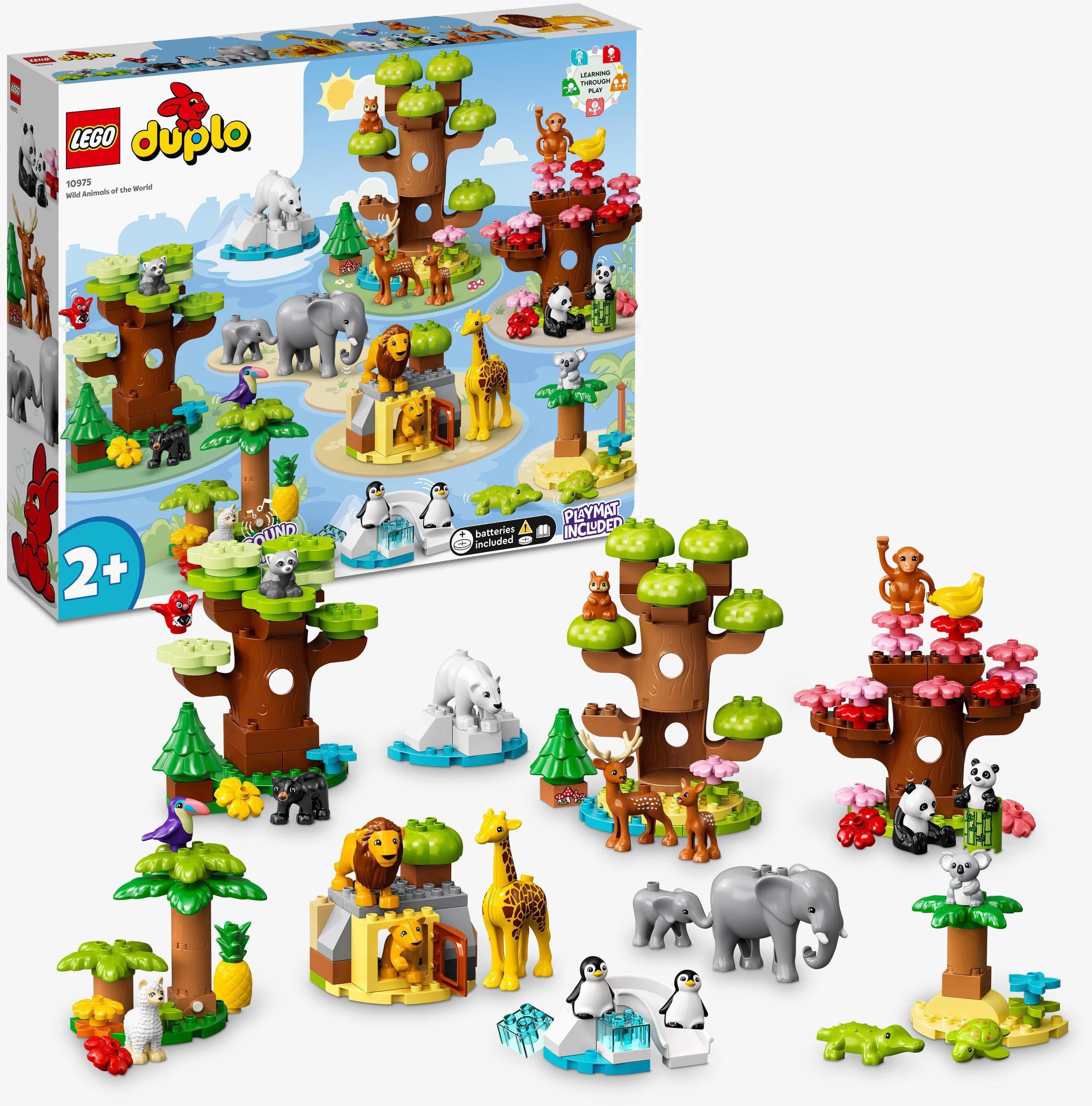 LEGO® Konstruktionsspielsteine DUPLO«, Tiere in kaufen »Wilde (142 - der OTTO Europe LEGO® (10975), St.), Weihnachts-Shop Welt Made