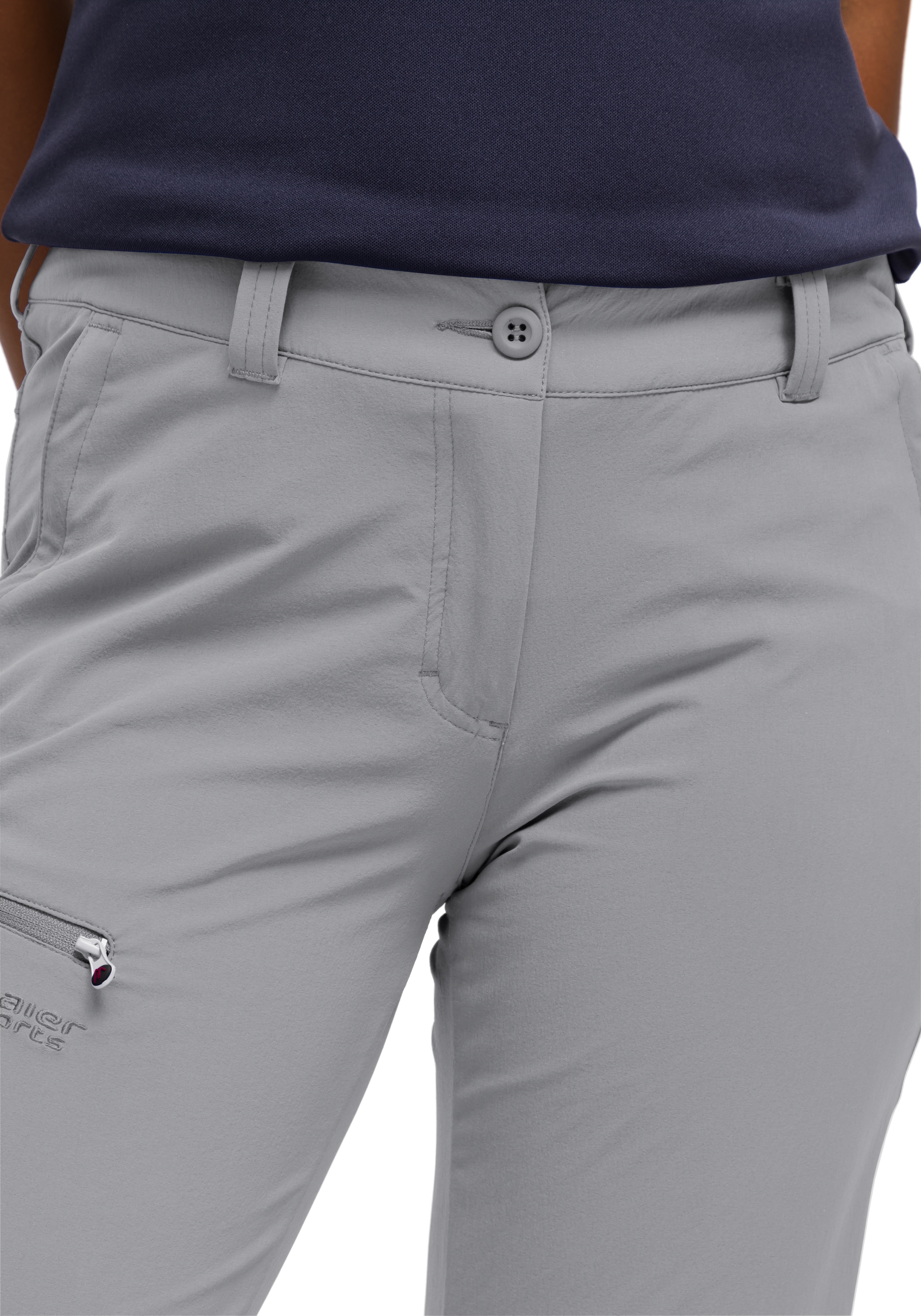 Maier Sports Funktionshose »Inara slim«, Herren Wanderhose, atmungsaktive Outdoor-Hose, 4 Taschen, Slim Fit
