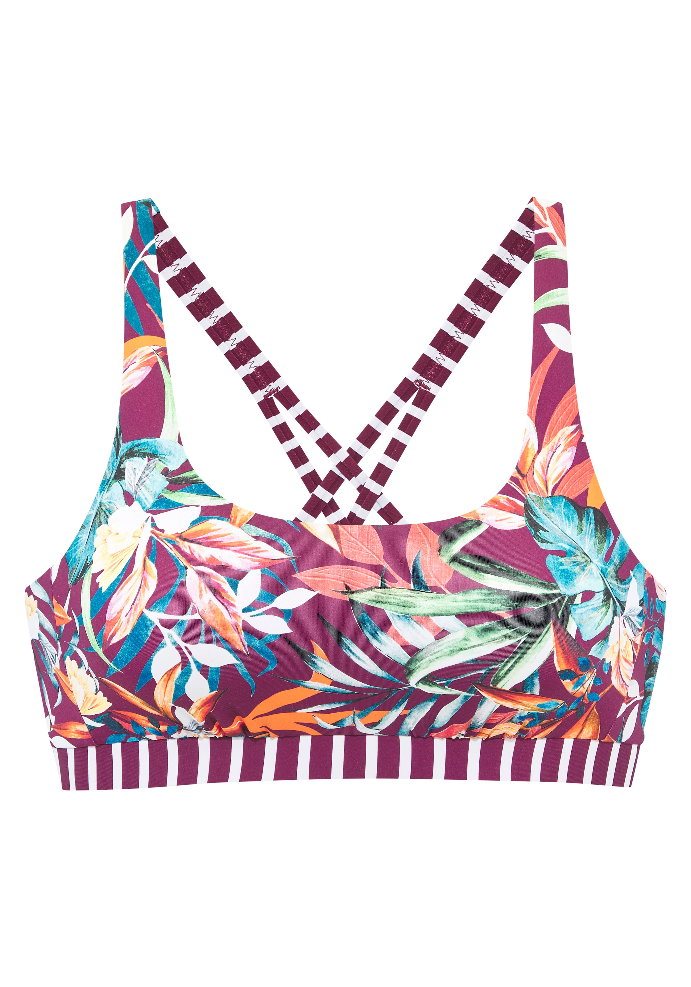 Venice Beach Bustier-Bikini-Top »Cadu« im floralen Design