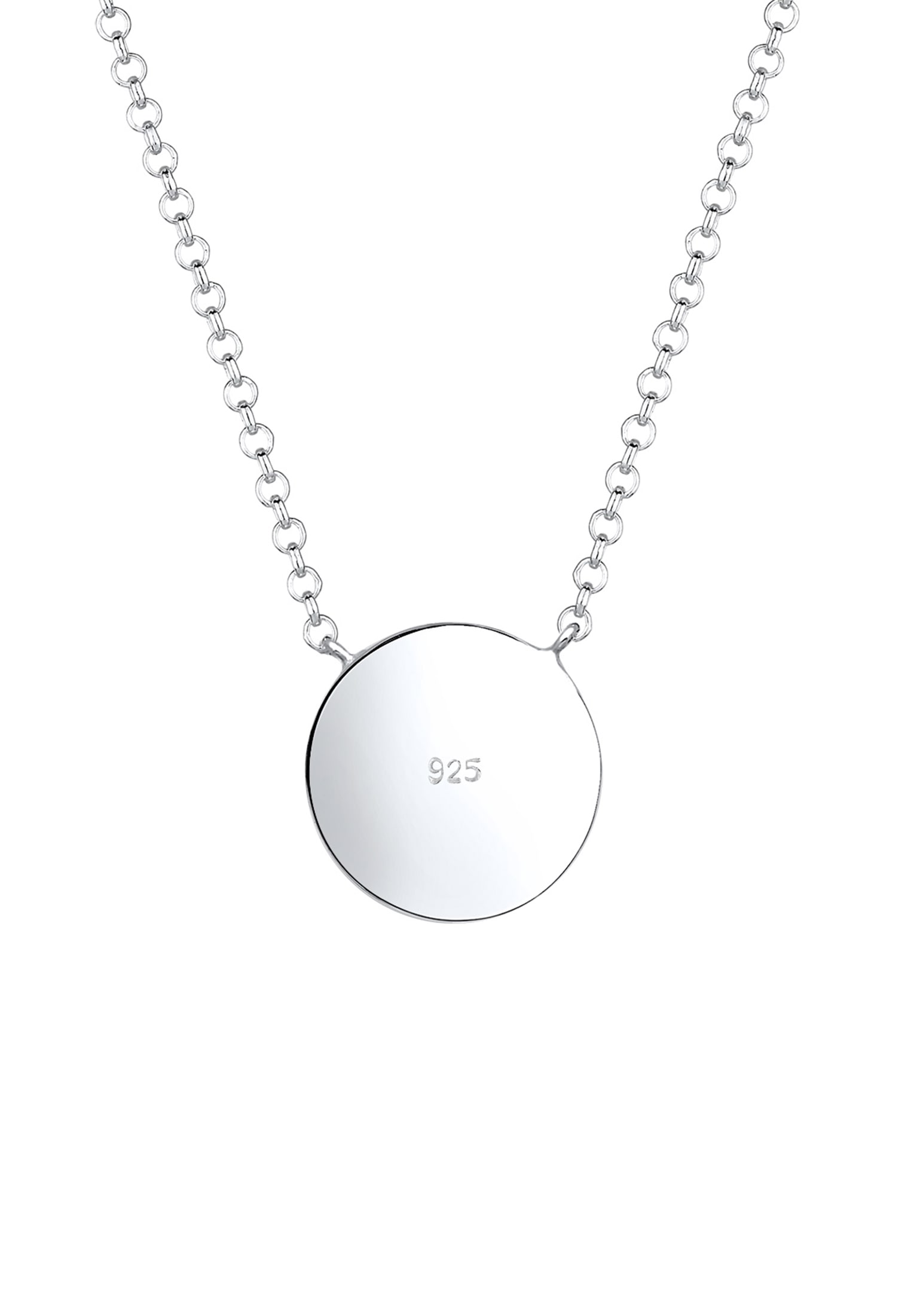 Elli Kette mit Anhänger »Halskette Kompass Traveler Symbol 925 Sterling Silber«