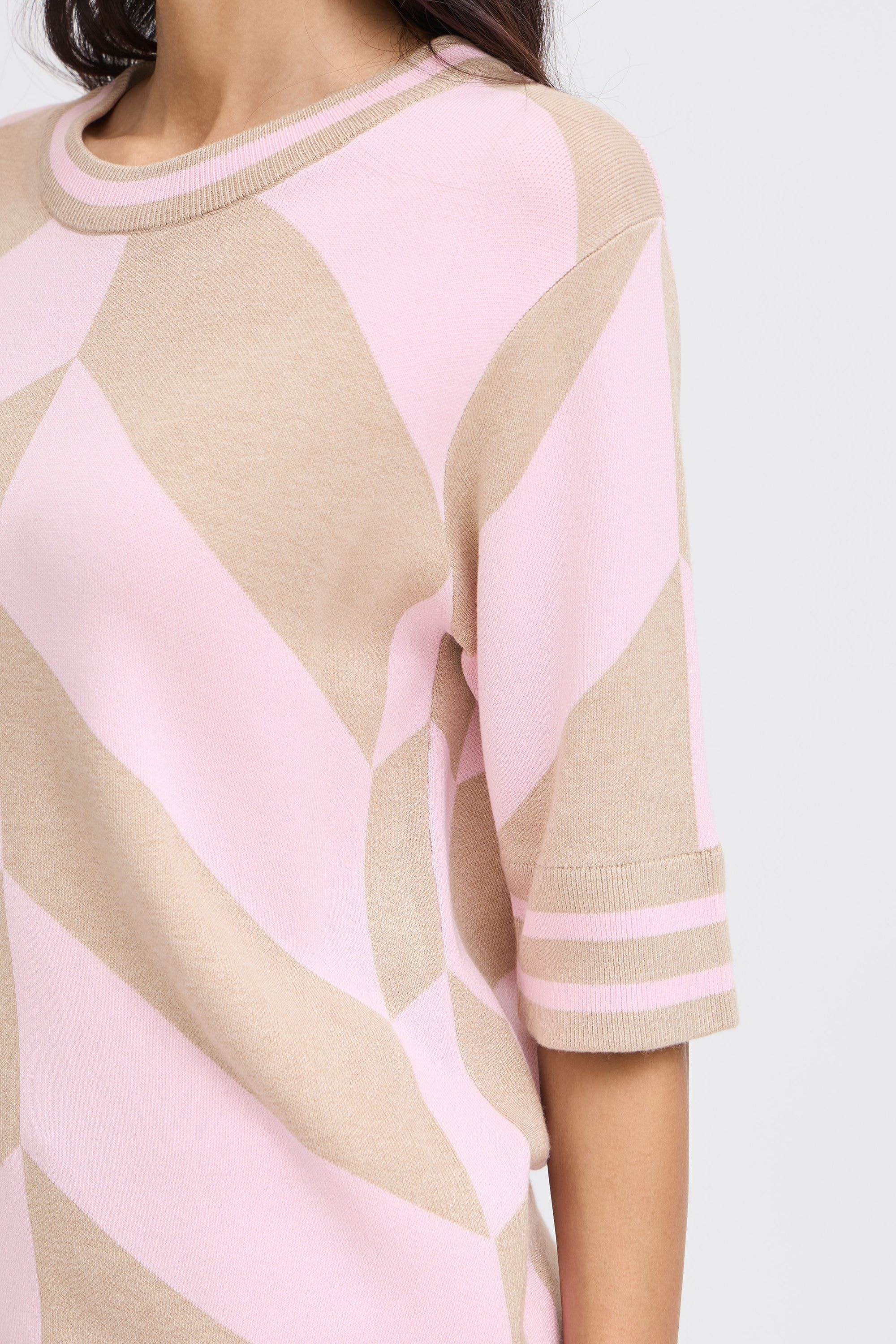 b.young Strickfleece-Pullover »Strickpullover BYMMMORLA SS GEOMETRIC«