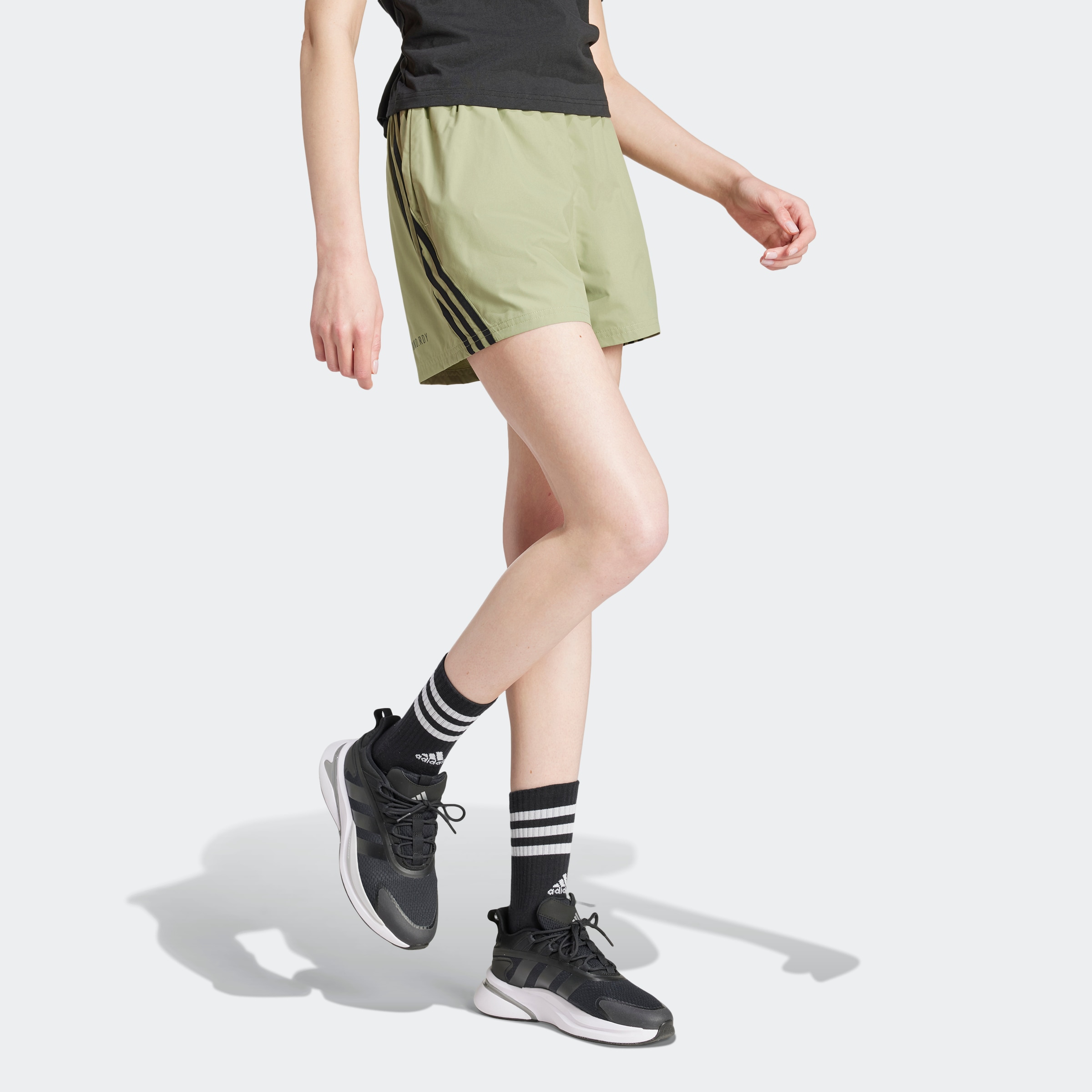 adidas Sportswear Shorts »W FI 3S WVN SHO«, (1 tlg.)