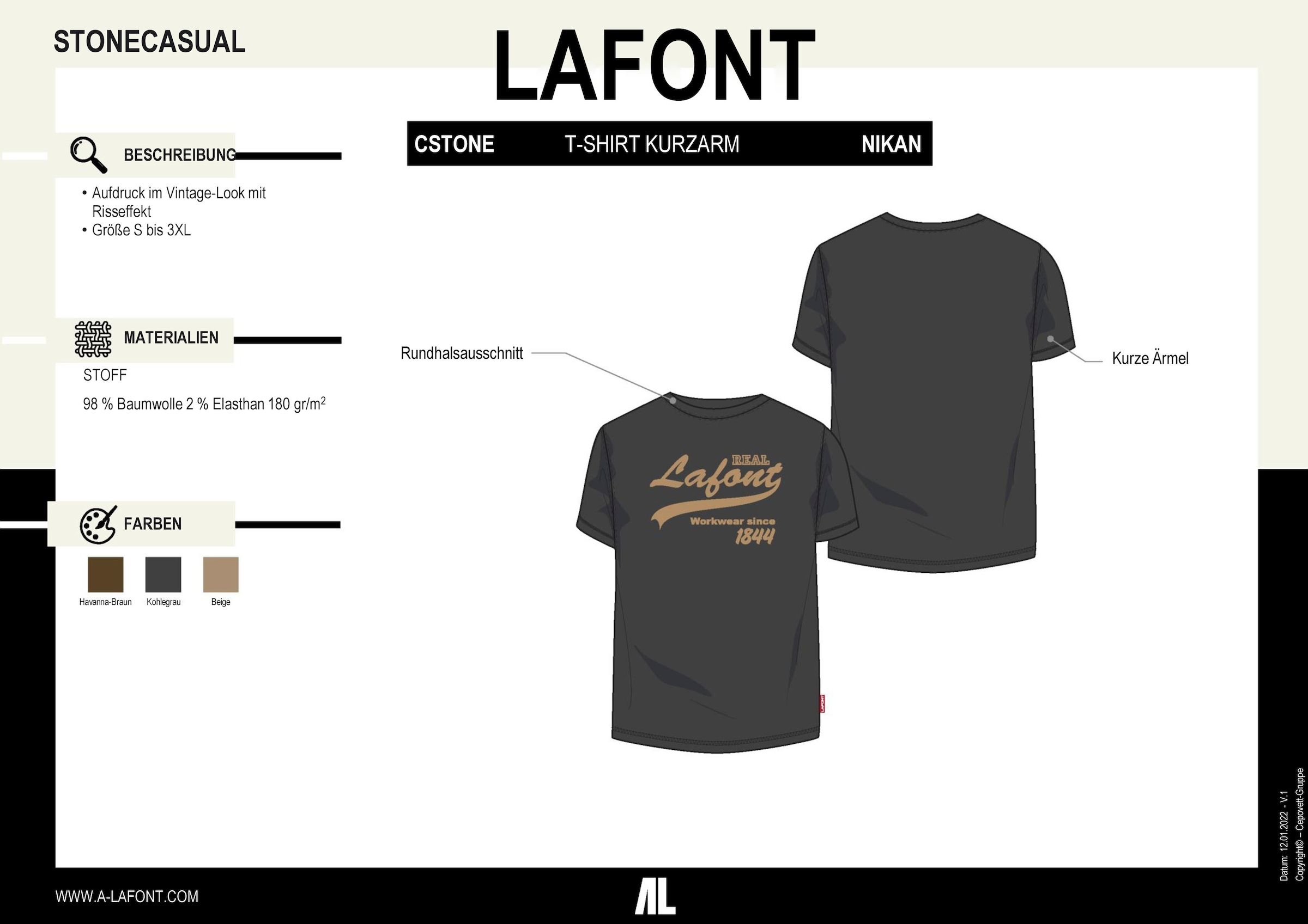 3XL, Lafont bestellen Kurzarmshirt OTTO online »\