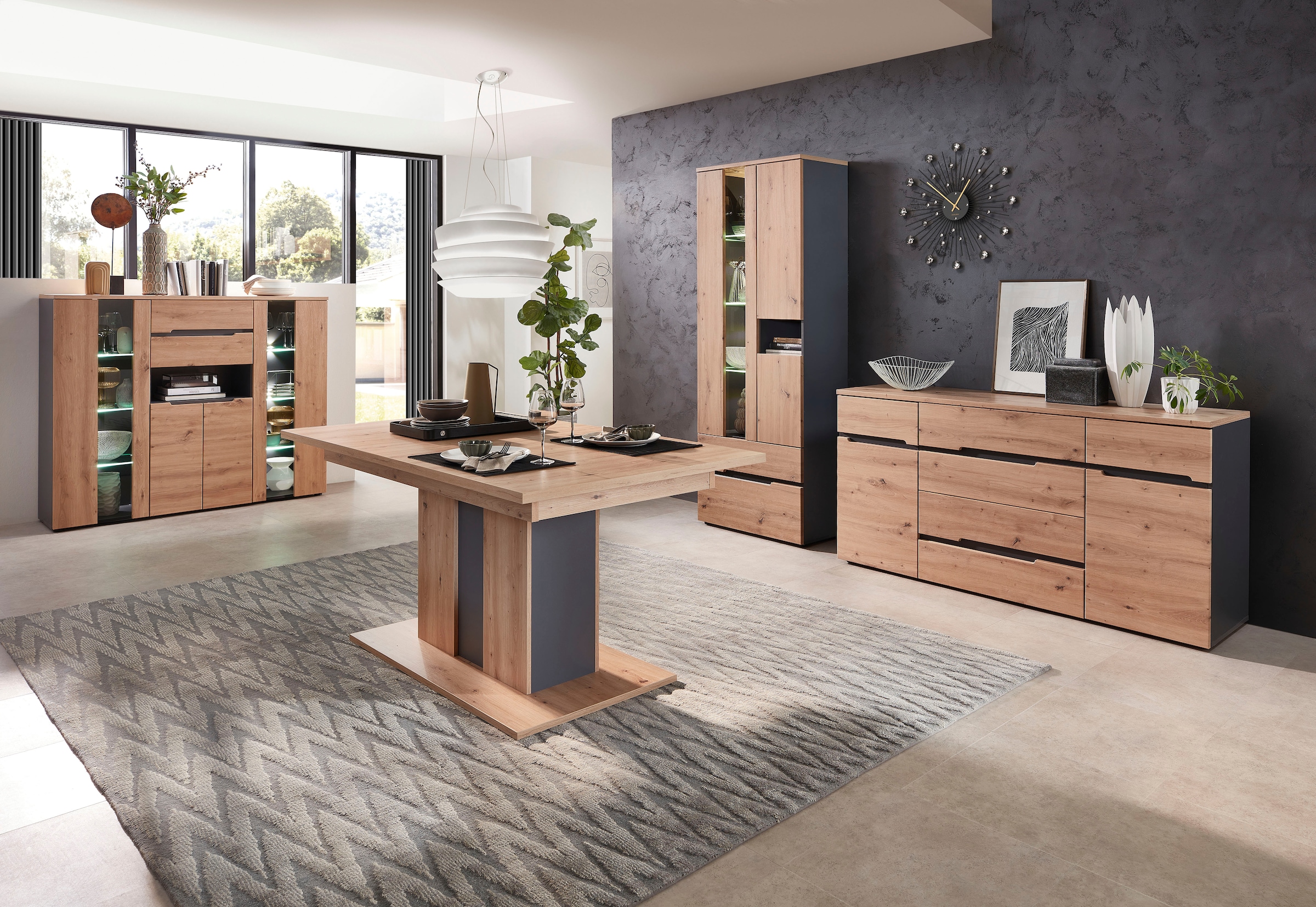 Innostyle Esstisch »Memphis Esstisch,160-210x75x90cm (B/H/T)« 1 Stk. tlg. mit Auszieh-Funktion