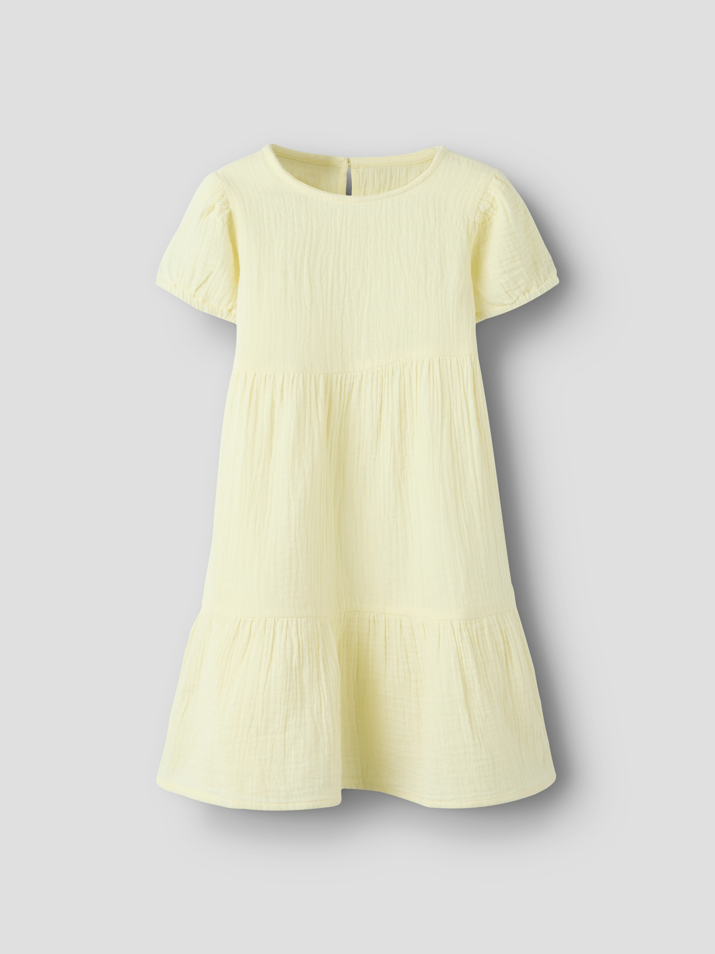 Name It Tunikakleid »NMFJASMIN SS DRESS NOOS« Baumwolle - Musselin, mit Volant