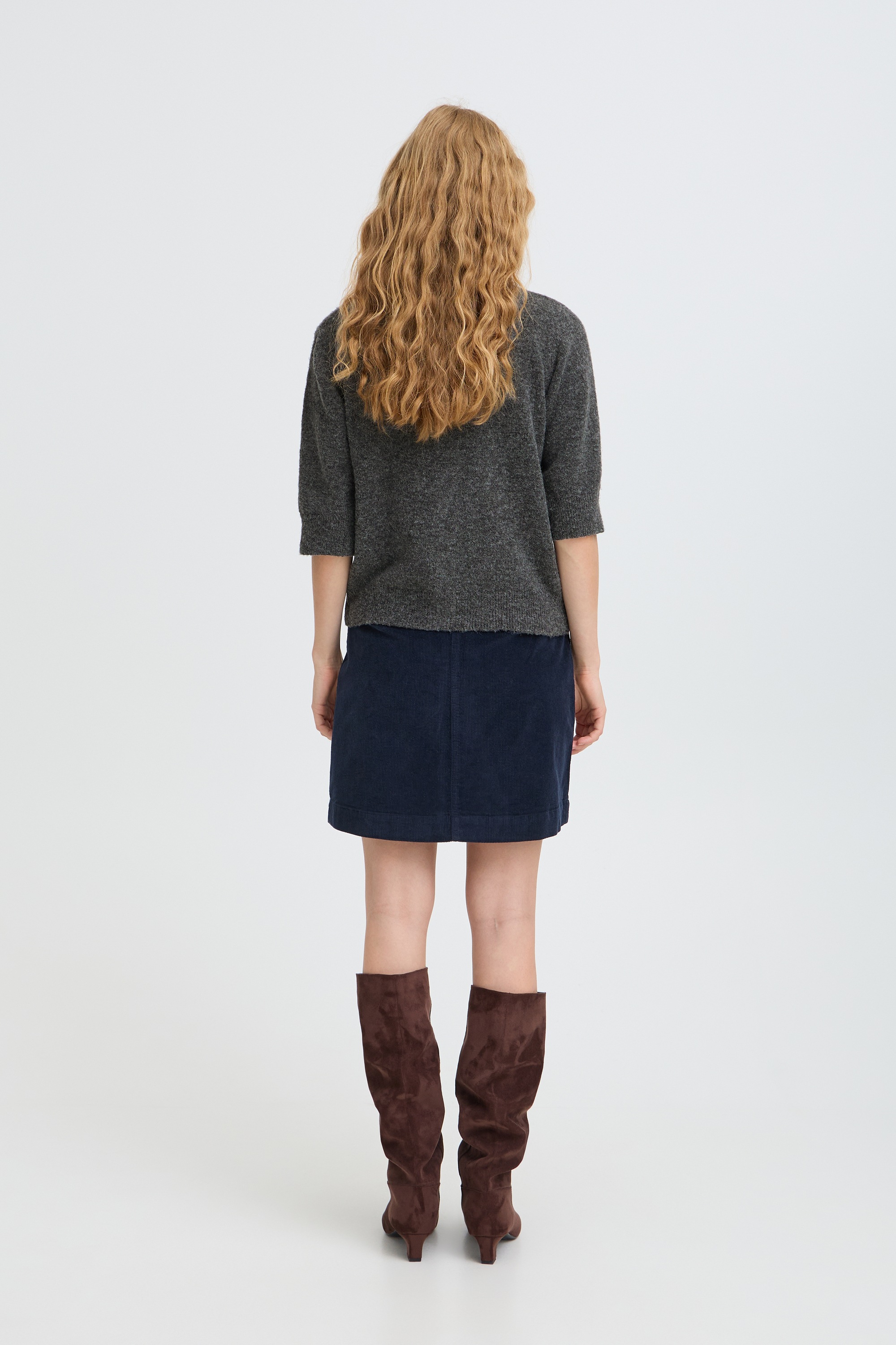 b.young Strickjacke »Damen Kurzarm-Bluse BYOFIRA«