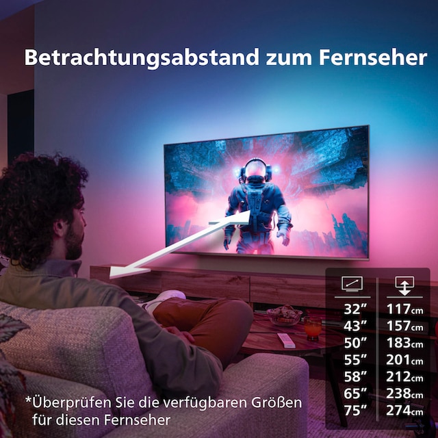 Philips LED-Fernseher »75PUS8108/12«, 189 cm/75 Zoll, 4K Ultra HD, Smart-TV  bestellen bei OTTO