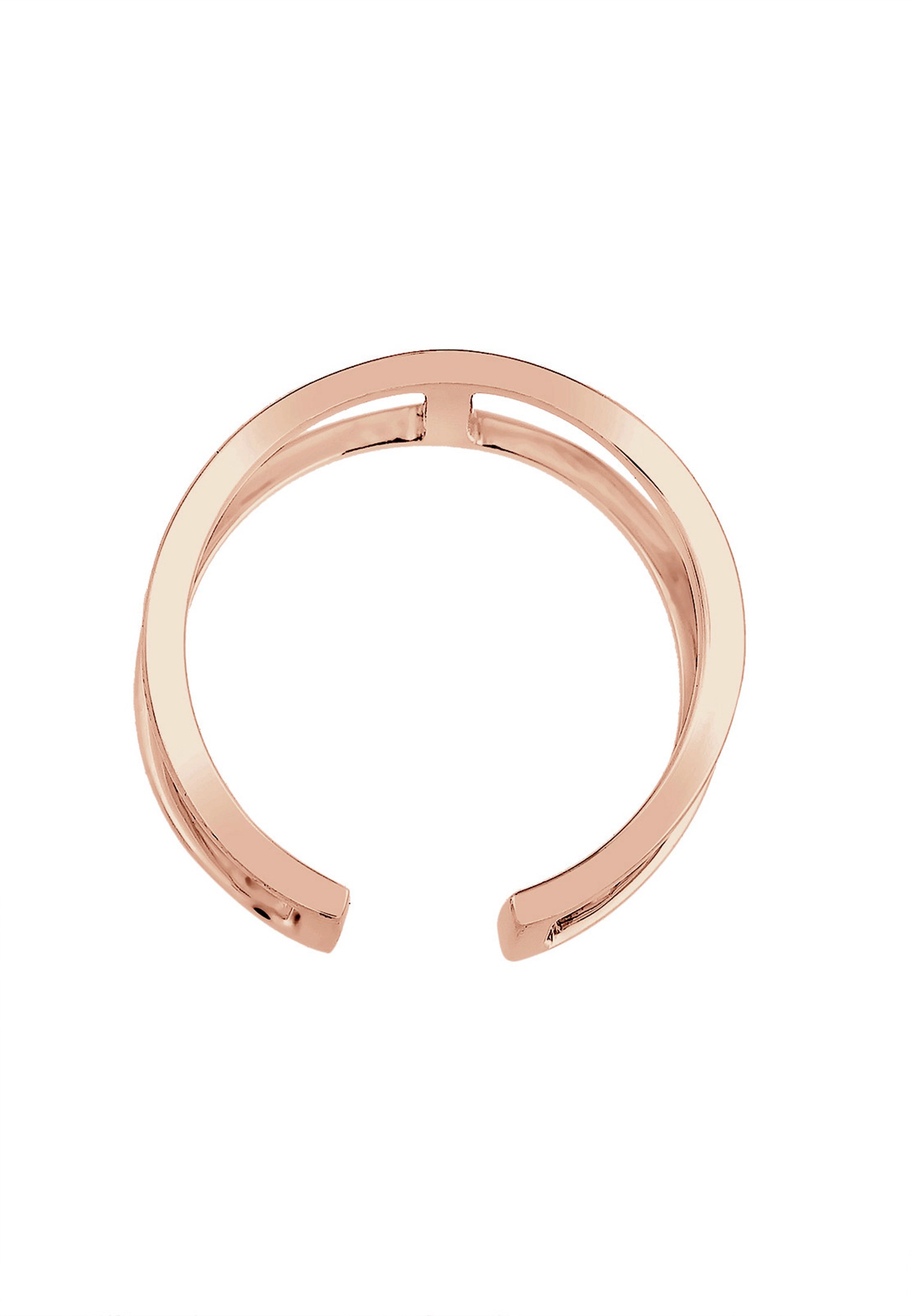 Elli Silberring »Ring Silberring Offen Geo Trend 925 Silber«