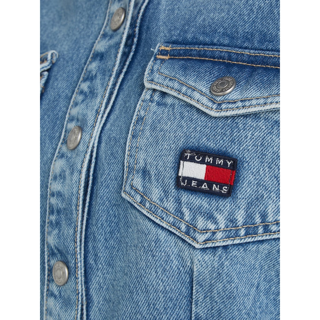 Tommy Jeans Jeanskleid »SLIM BELTED LS DRESS DG7012«, (2 tlg.)