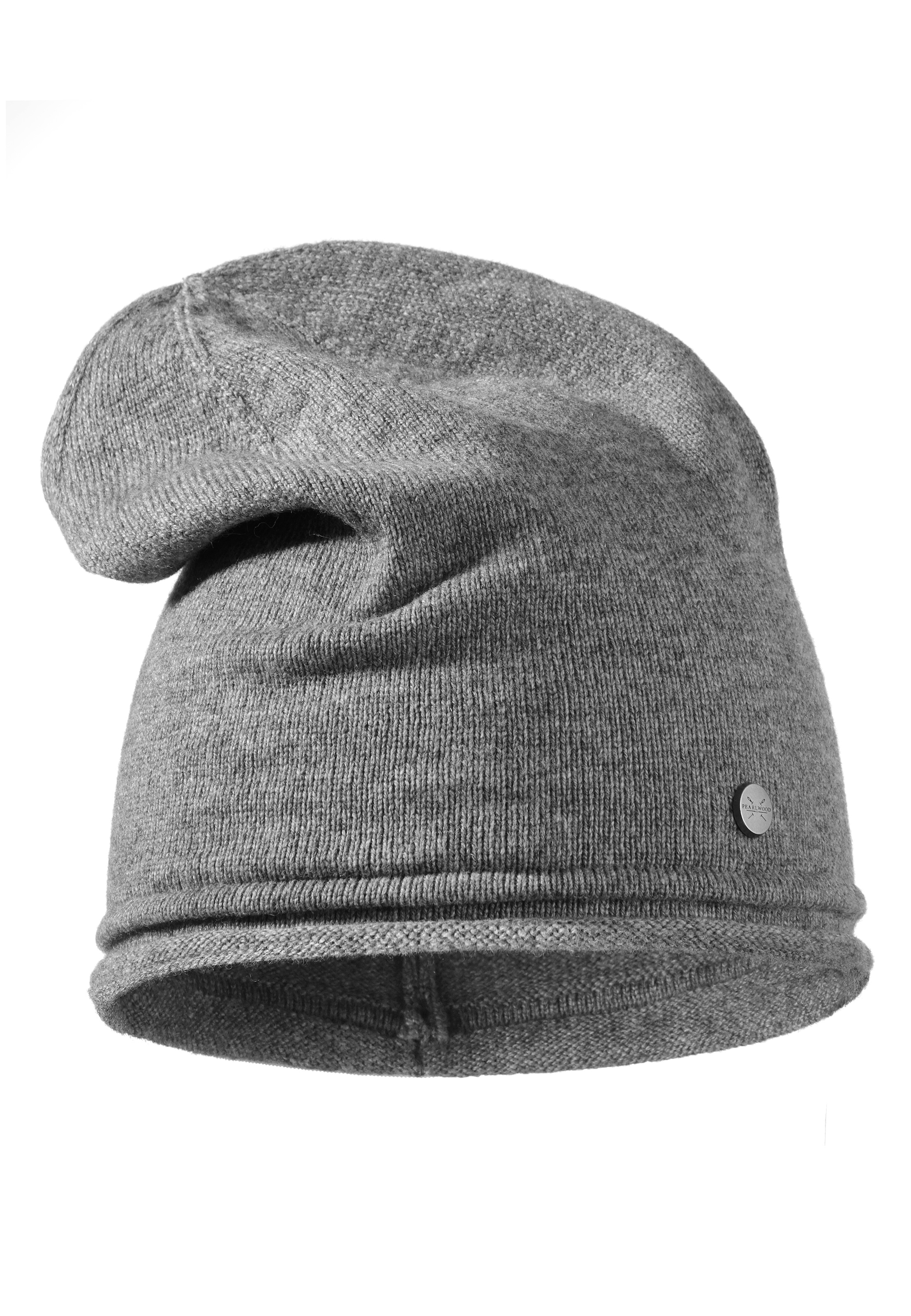 Pearlwood Herren Strickmütze »CODY« Feinstrick, Temperaturregulierend in grau
