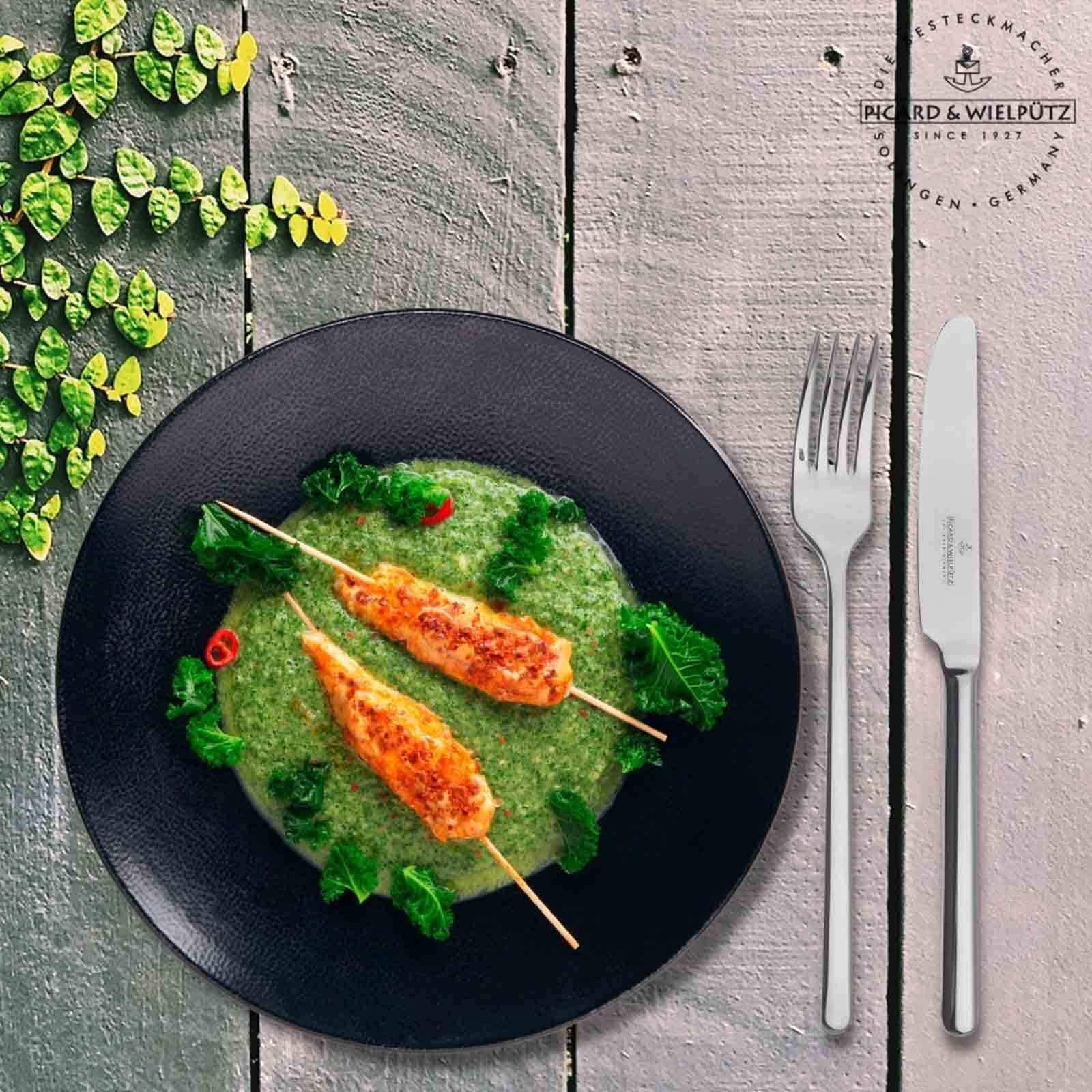 Picard & Wielpütz Solingen Besteck-Set »Tafelbesteck Ventura 30er Set silber« Spülmaschinengeeignet