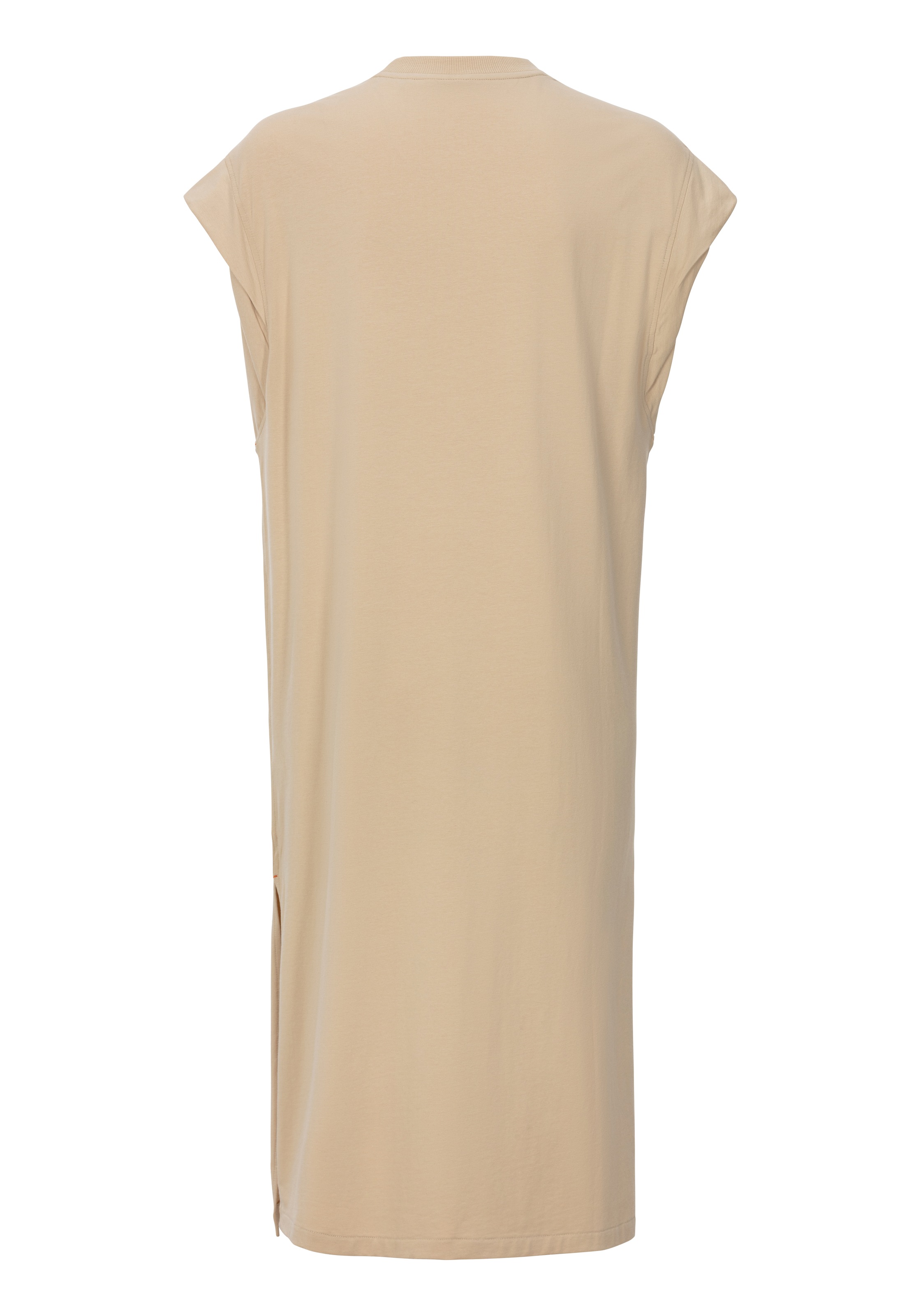 BOSS ORANGE Jerseykleid »Edress Premium Damenmode«, mit Schlitzen, Logoschriftzug