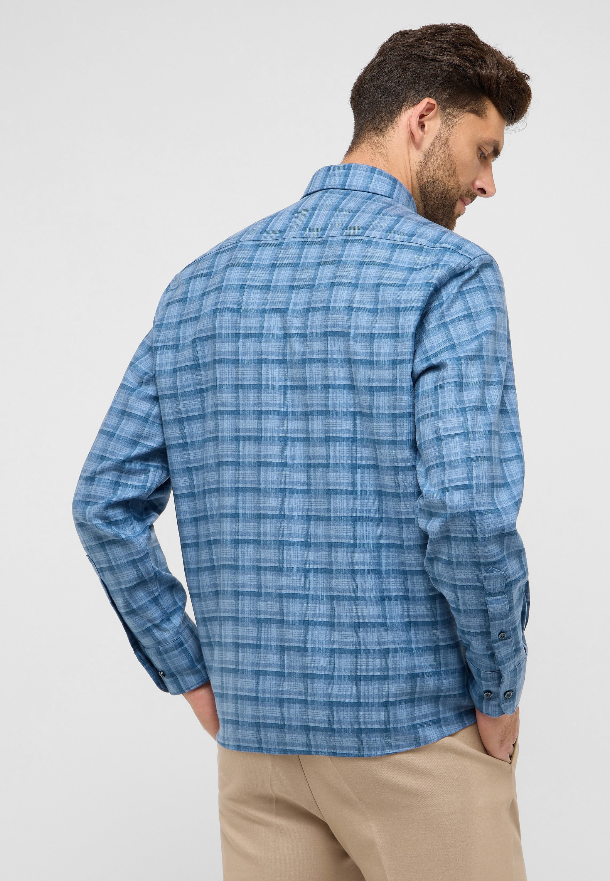 Eterna Langarmhemd »COMFORT FIT«, EASY IRON (bügelleicht)