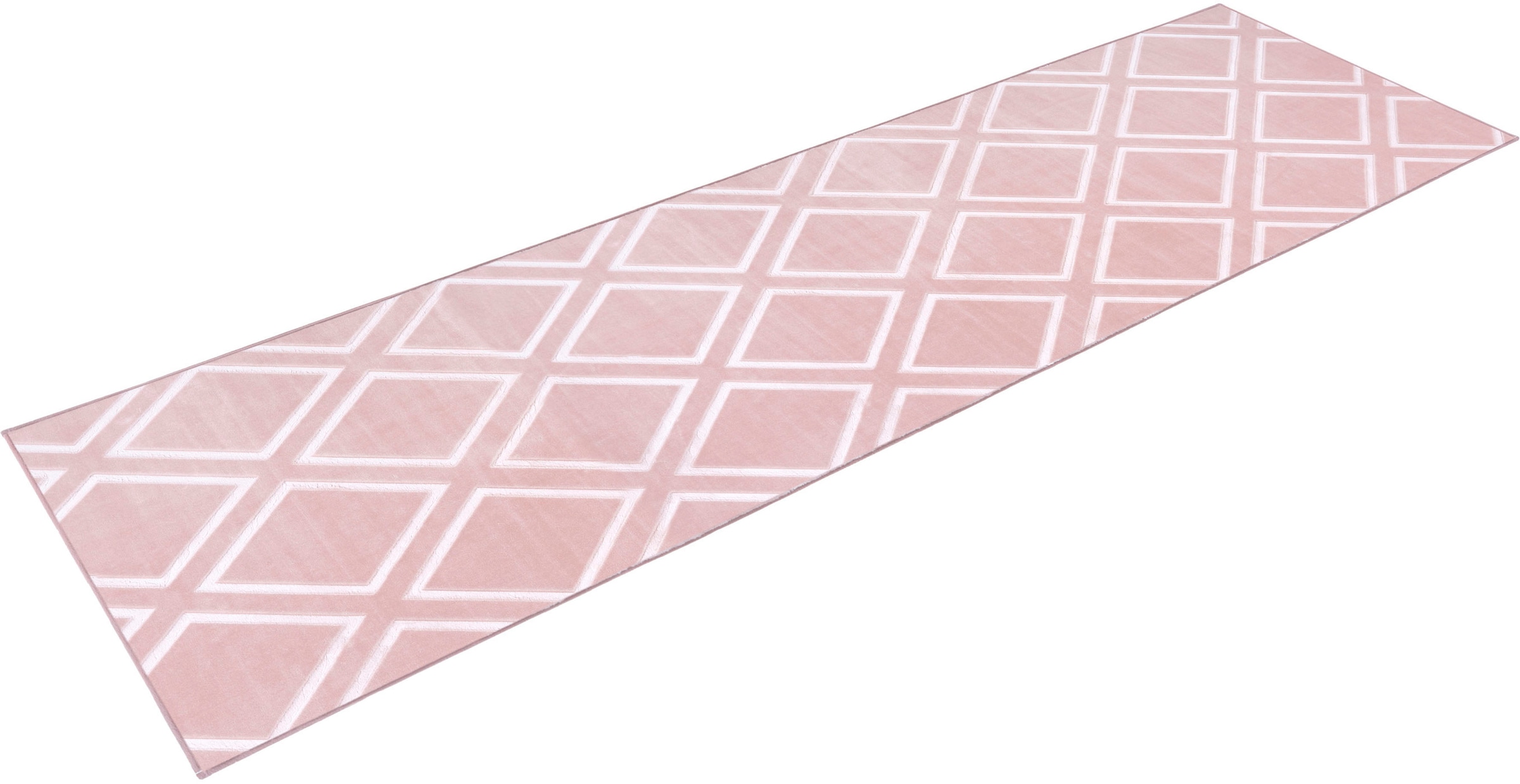 Leonique Läufer »Ledion«, rechteckig, besonders weich durch Mikrofaser, Teppichläufer, Kurzflor, 3D-Effekt