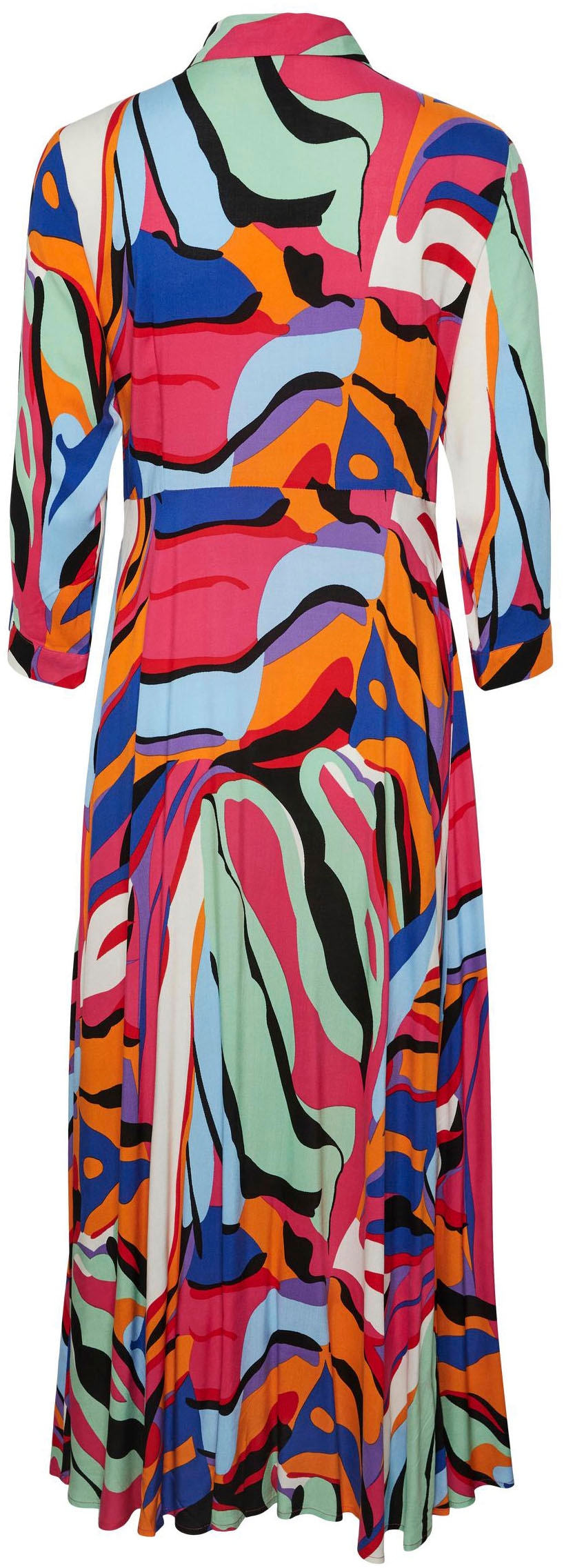 Hemdblusenkleid mit »YASSAVANNA OTTO DRESS«, im 3/4 kaufen SHIRT Y.A.S Shop Ärmel Online LONG