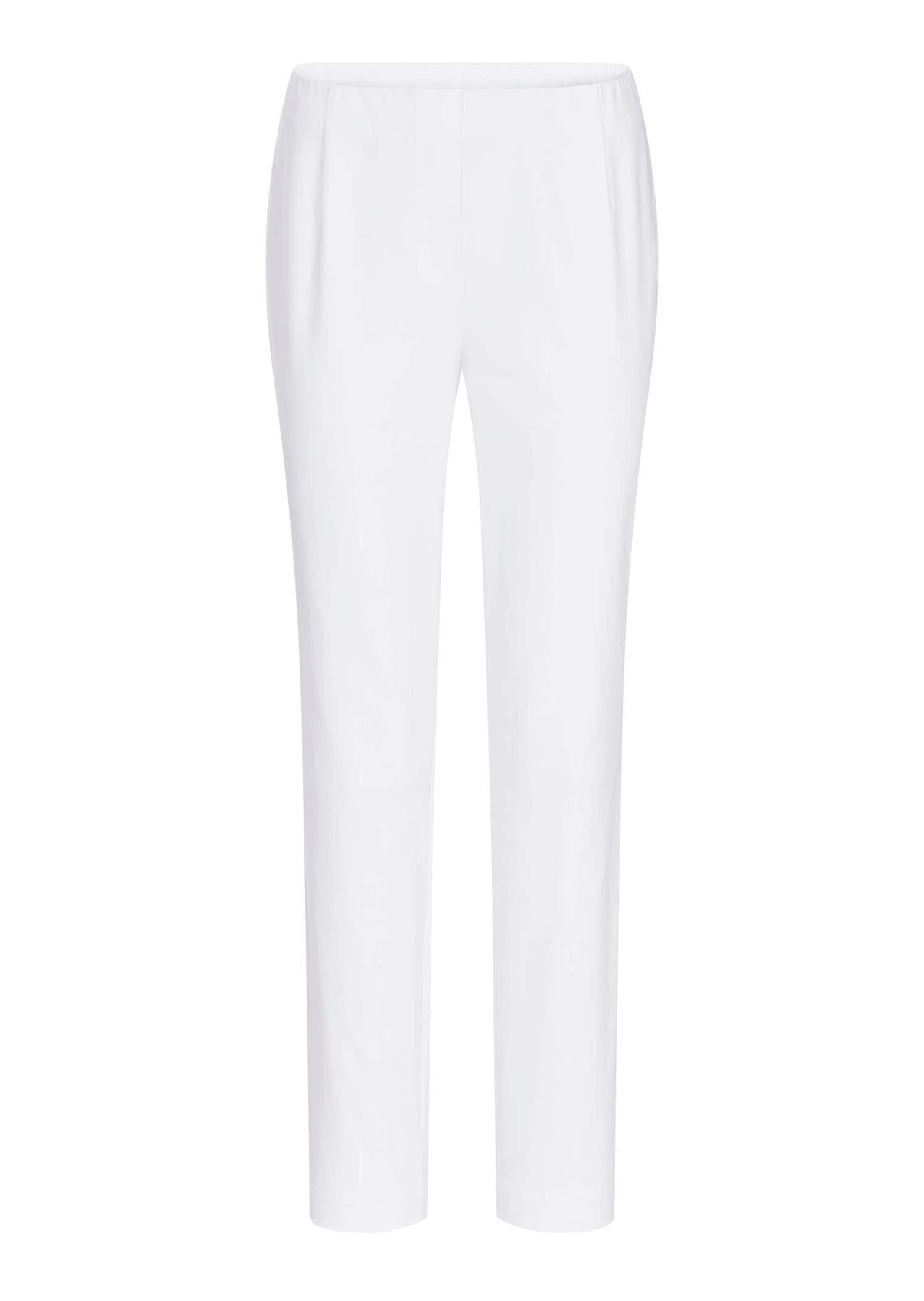 GOLDNER Chinohose »Kurzgröße Jerseyhose mit Schlupfbund«  Reissverschluß-Optik