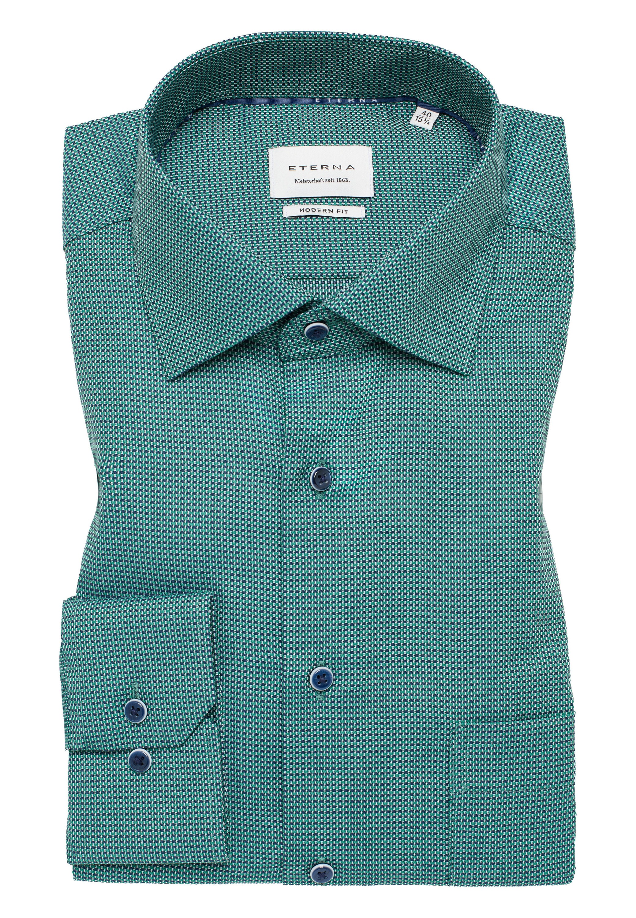 Eterna Langarmhemd »MODERN FIT« NON IRON (bügelfrei)