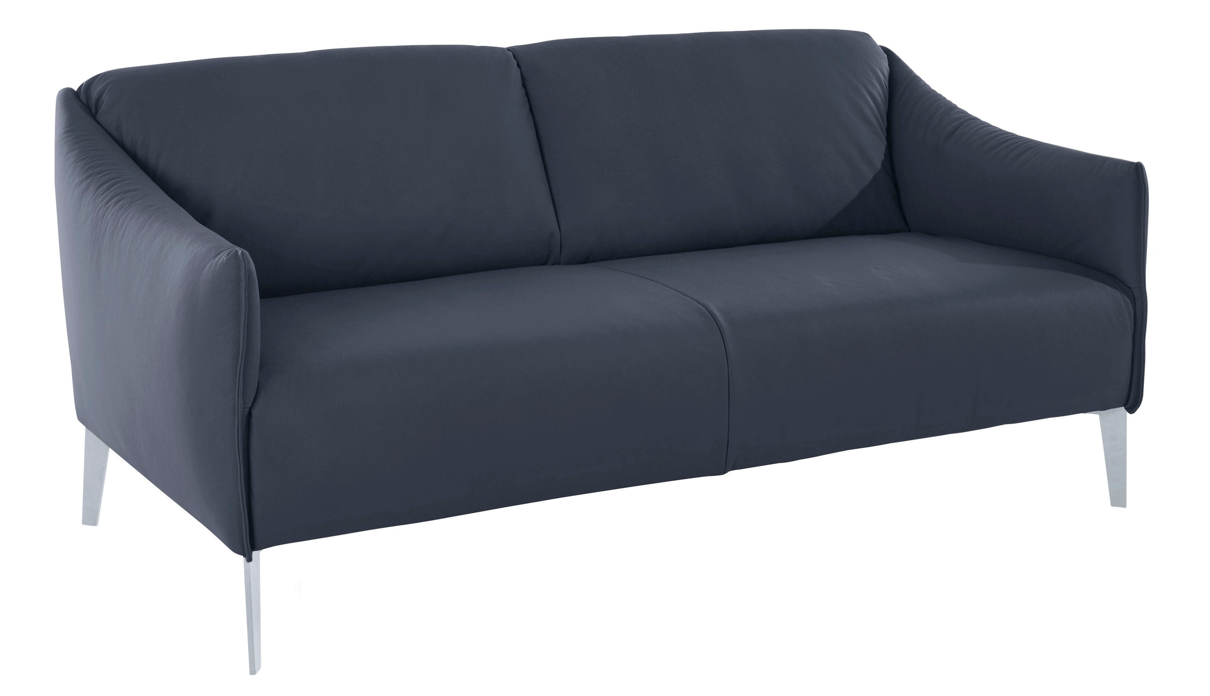 W.SCHILLIG 2,5-Sitzer »sally«, mit Metall-Winkelfüßen in Silber matt, Breite 174 cm