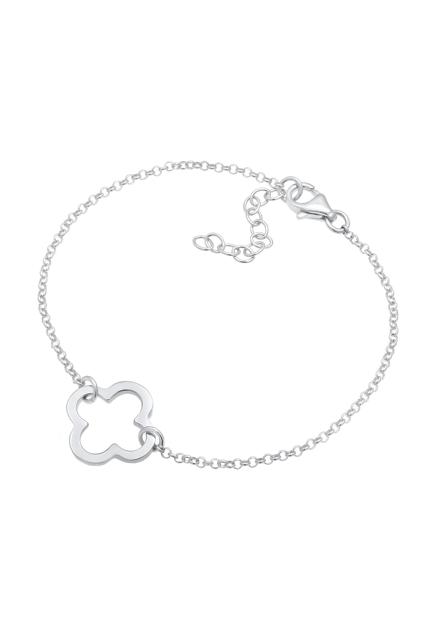 Elli Armkette »Armband Kleeblatt Glück Talismann 925 Silber«