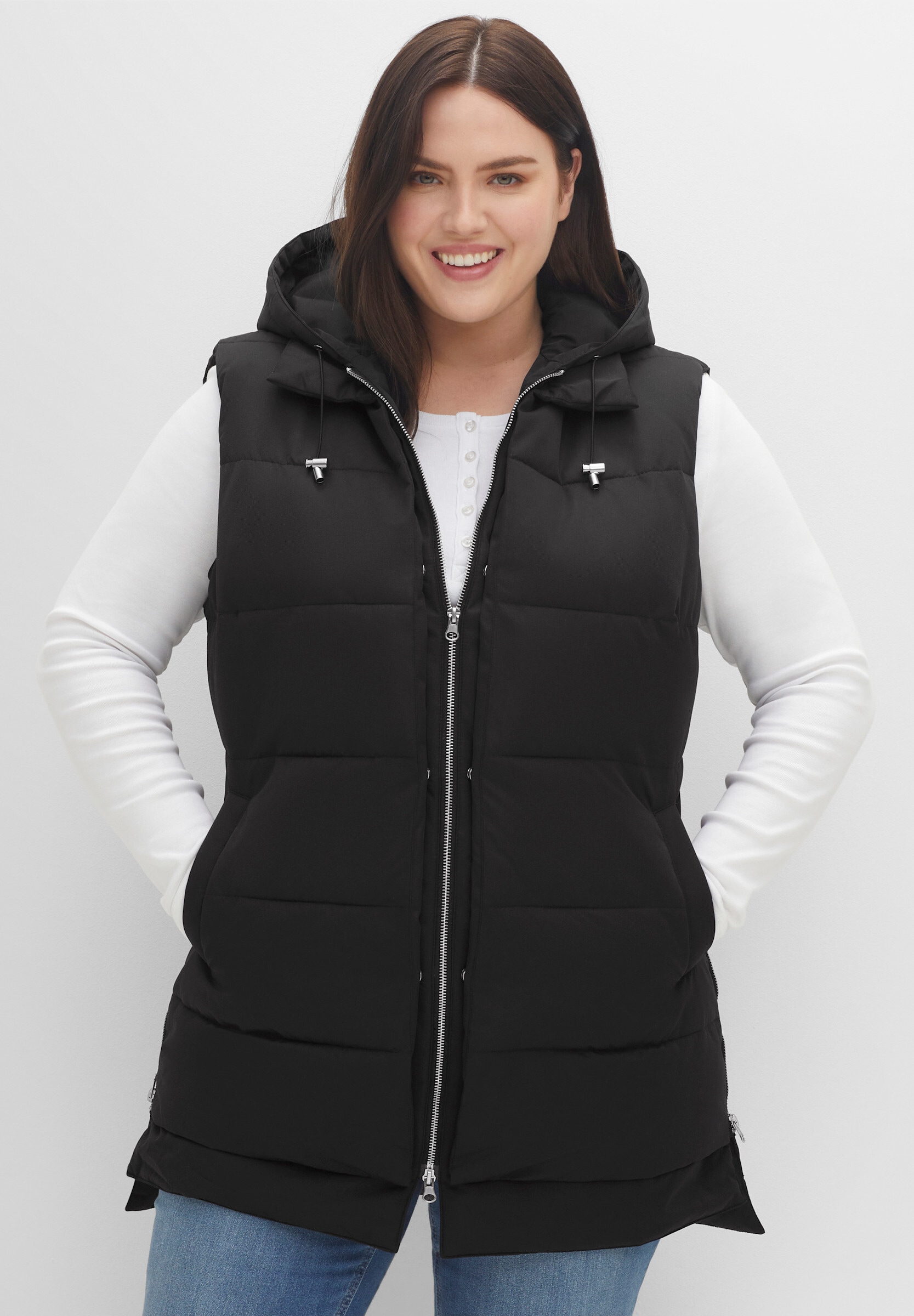 Sheego Steppweste »Steppweste Steppweste im Lagenlook«