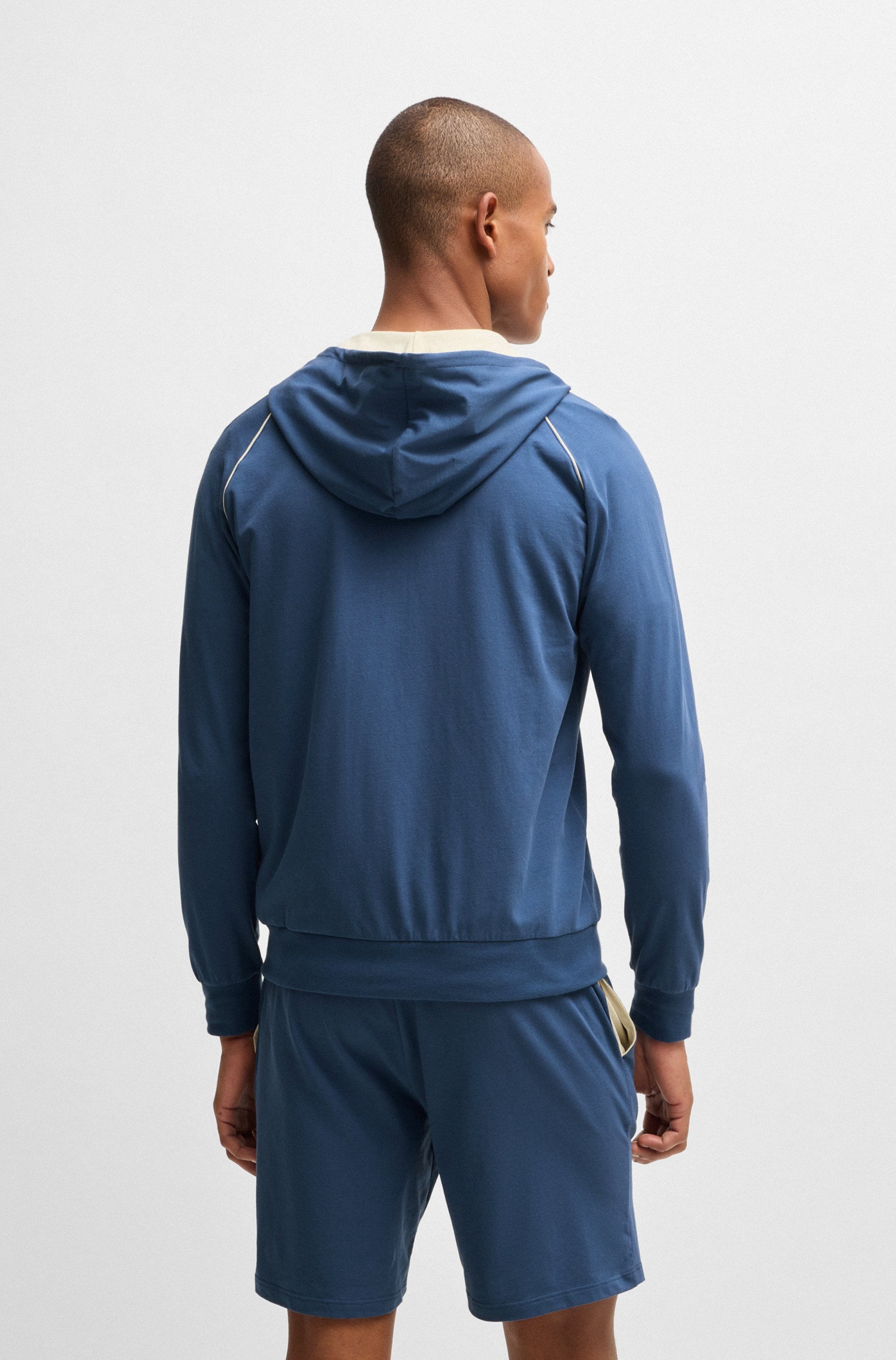 BOSS Kapuzensweatjacke »Mix&Match Jacket H«, mit Kängurutasche