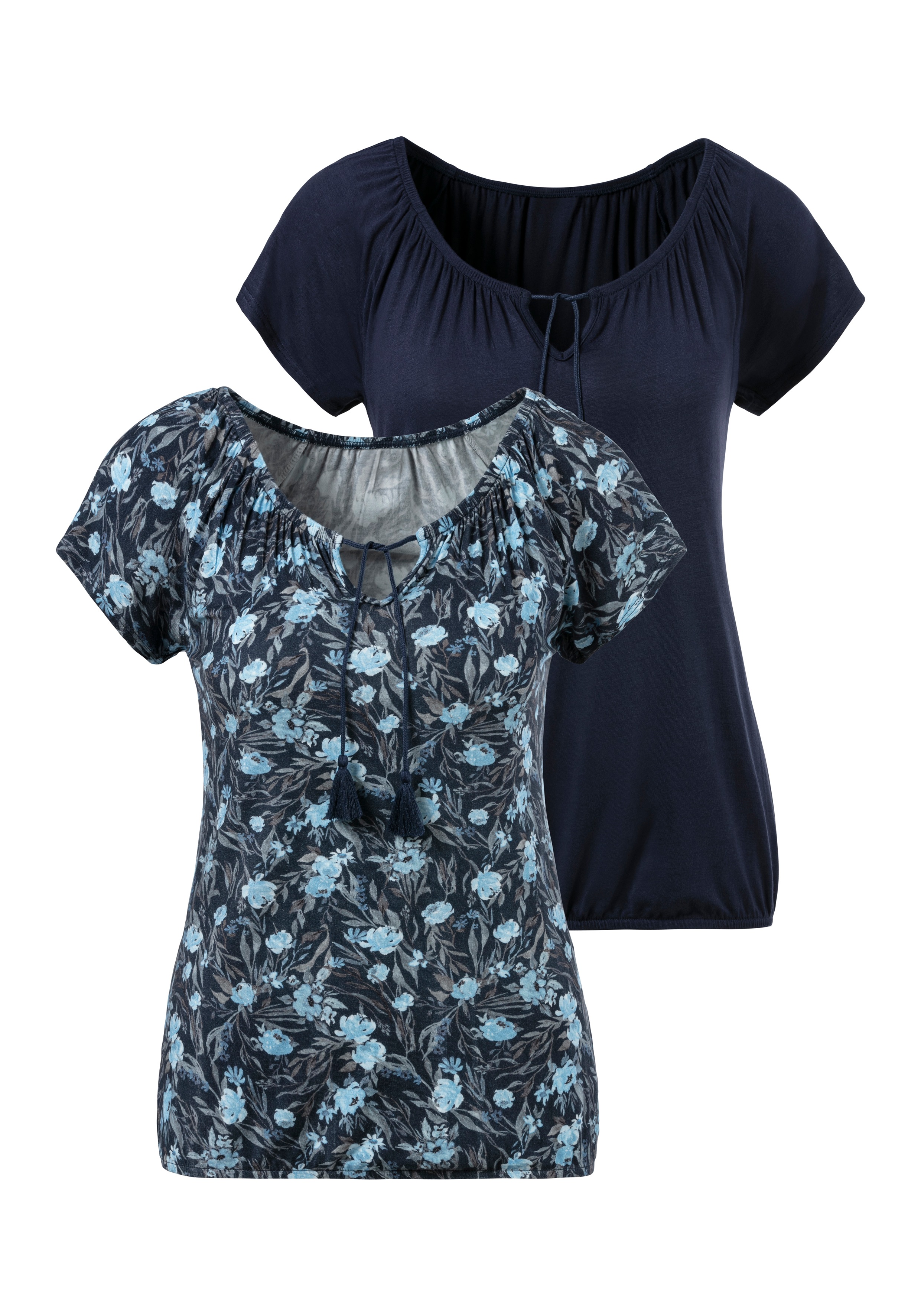 Vivance T-Shirt, (2er-Pack)