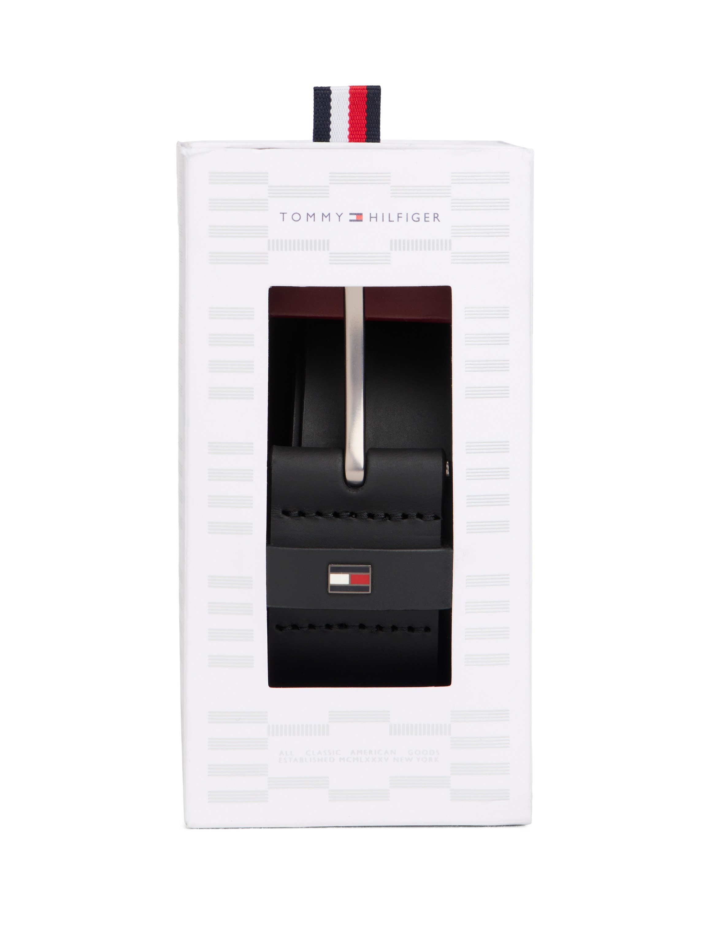 Tommy Hilfiger Ledergürtel »DENTON 4.0 cm breit« Breite 4cm, in einer Geschenkbox