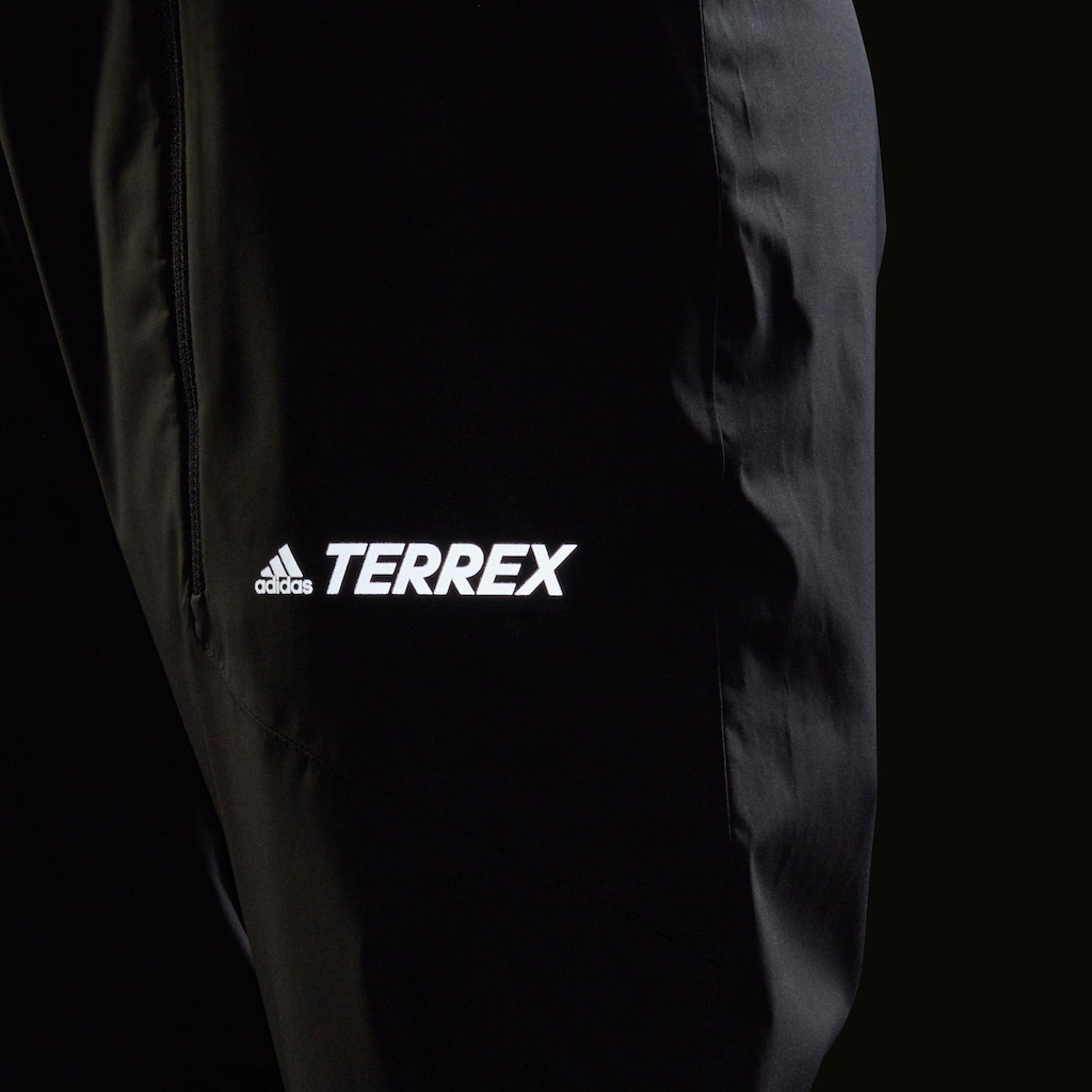 adidas TERREX Outdoorhose »TERREX MULTI RAIN.RDY PRIMEGREEN 2LAYER REGENHOSE«, (1 tlg.)