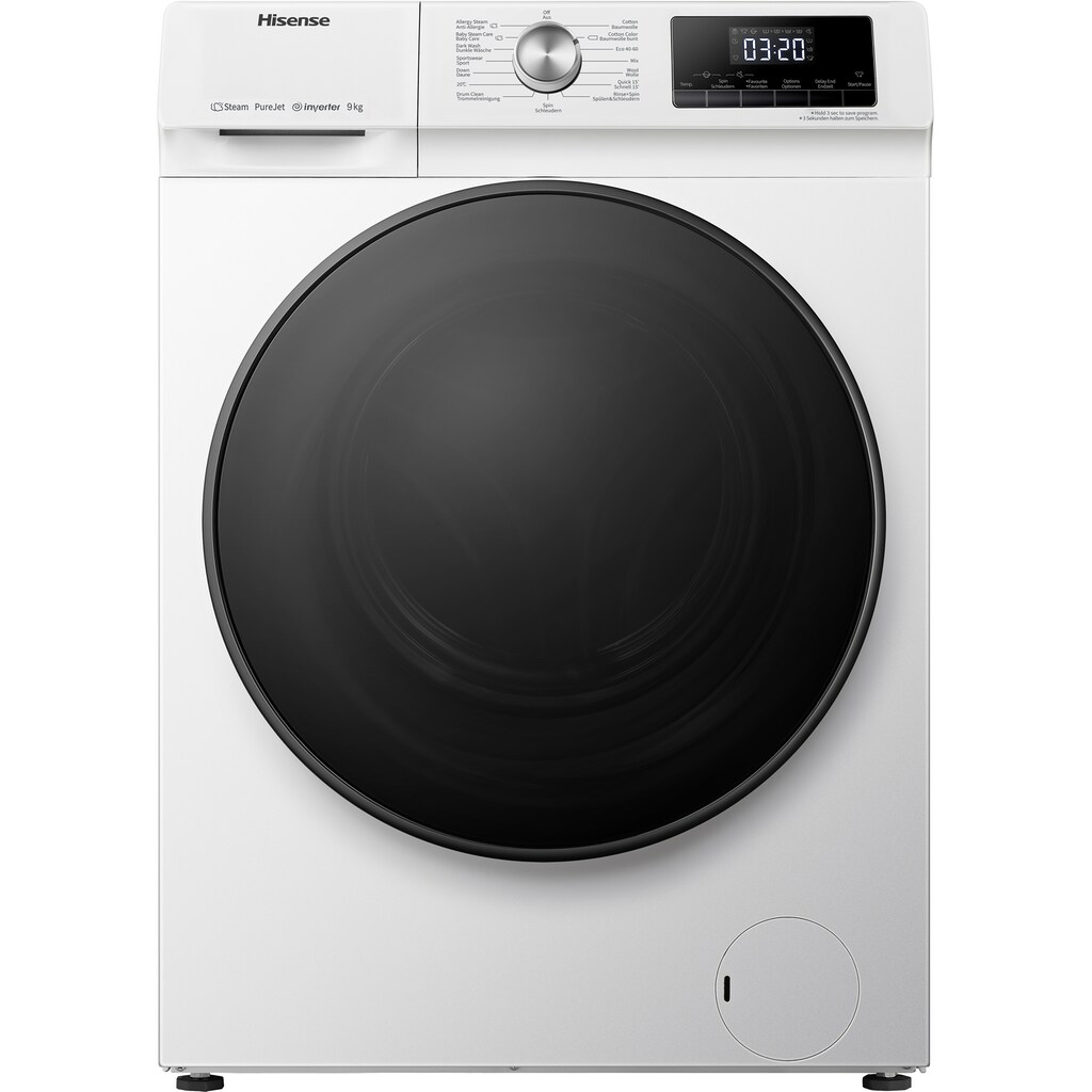 Hisense Waschmaschine, WFQA9014EVJM, WFQA9014EVJM, 9 kg, 1400 U/min