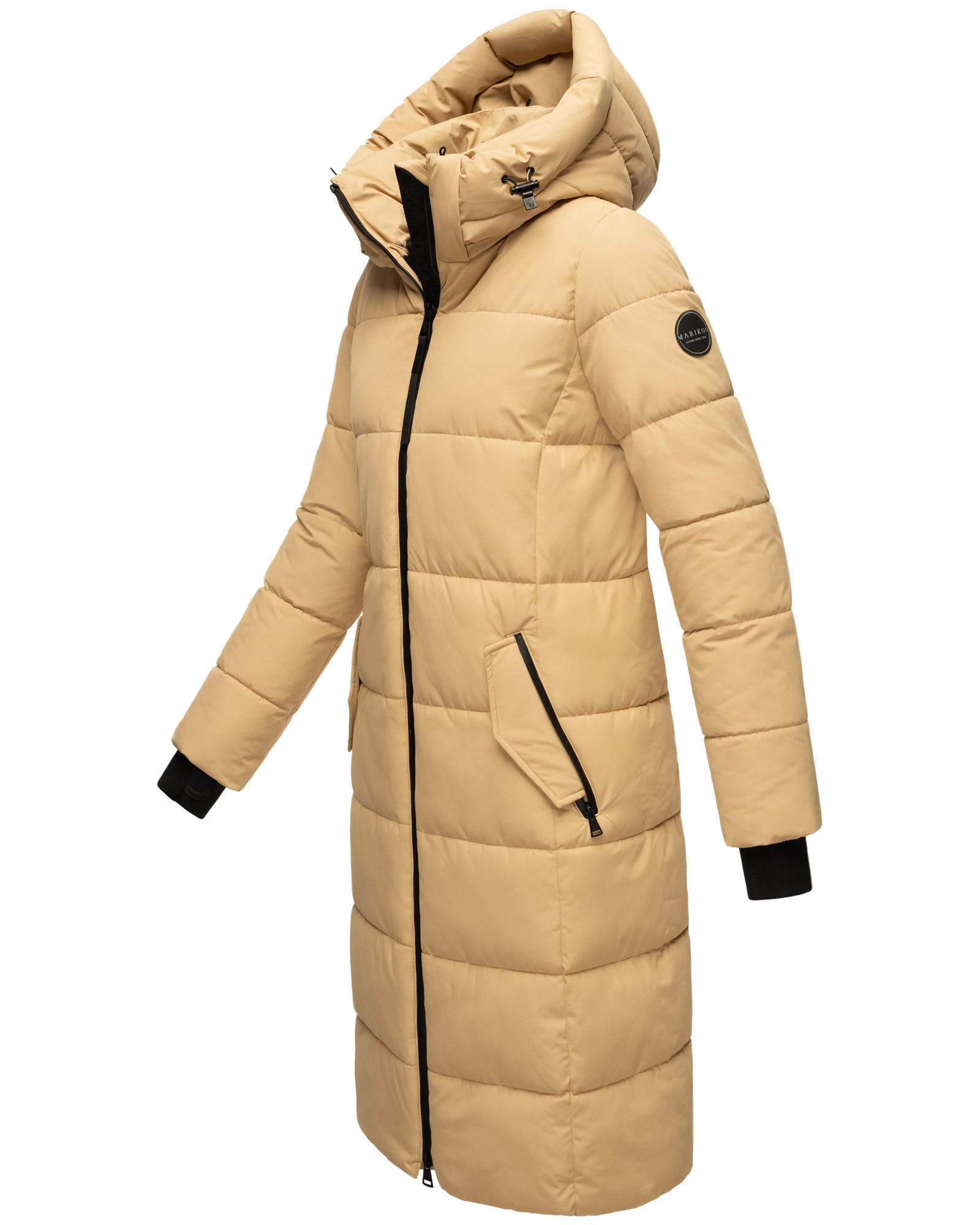 Marikoo Steppjacke »Marikoo Zuraraa lange Damen Winter Steppjacke B989«