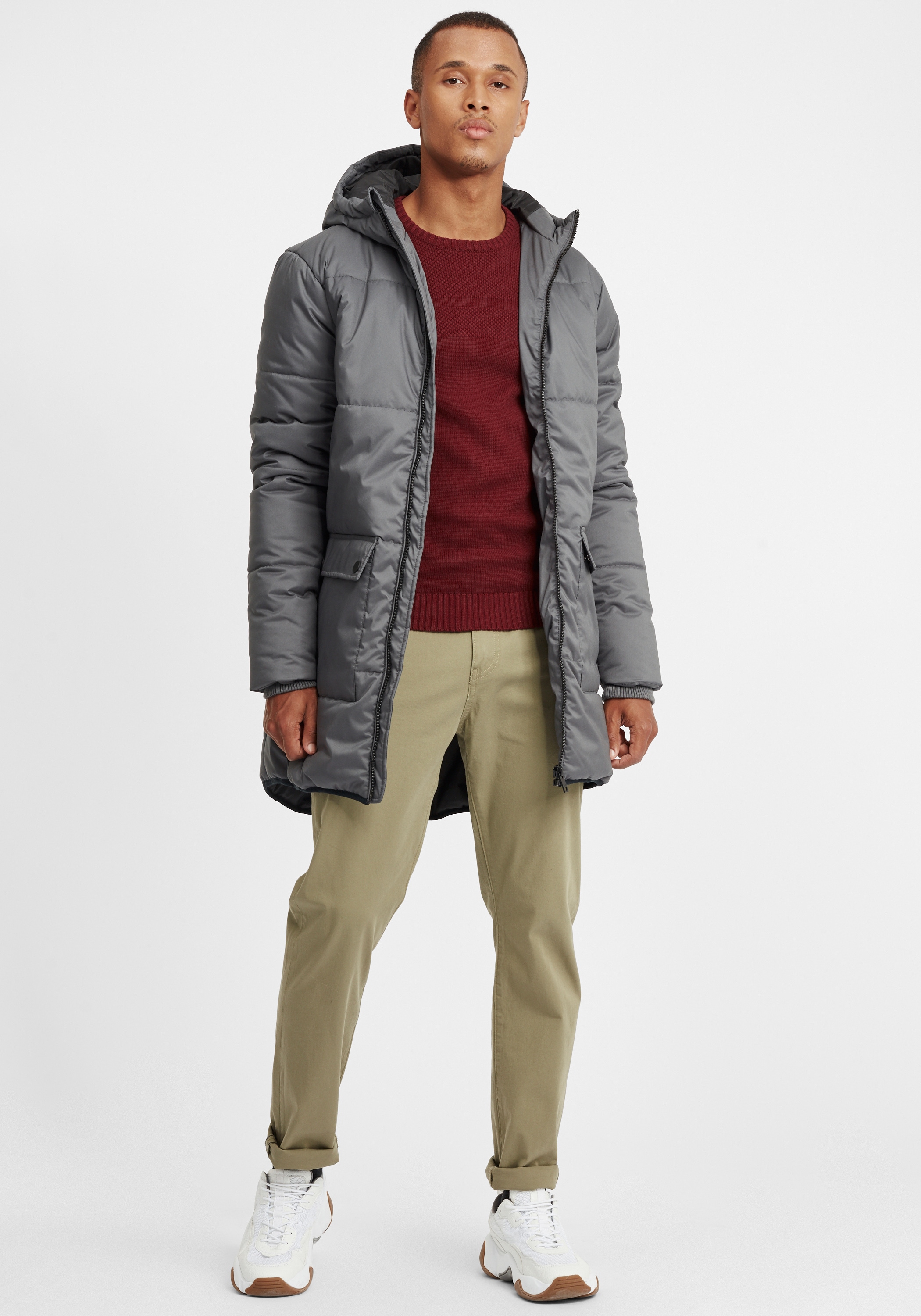 !Solid Langmantel »Parka SDAtong«