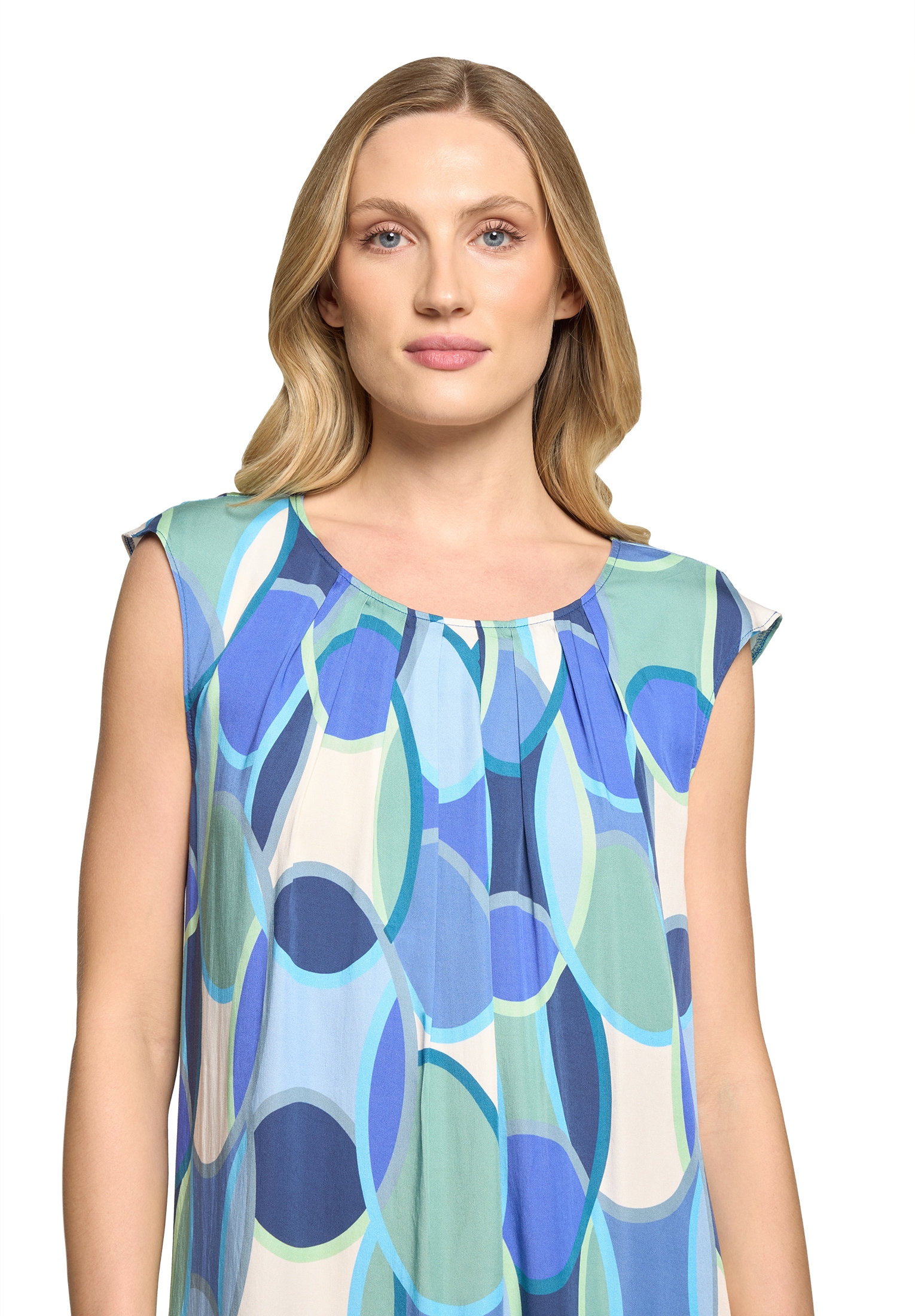 Betty Barclay A-Linien-Kleid »Freizeitkleid mit Rundhalsausschnitt«