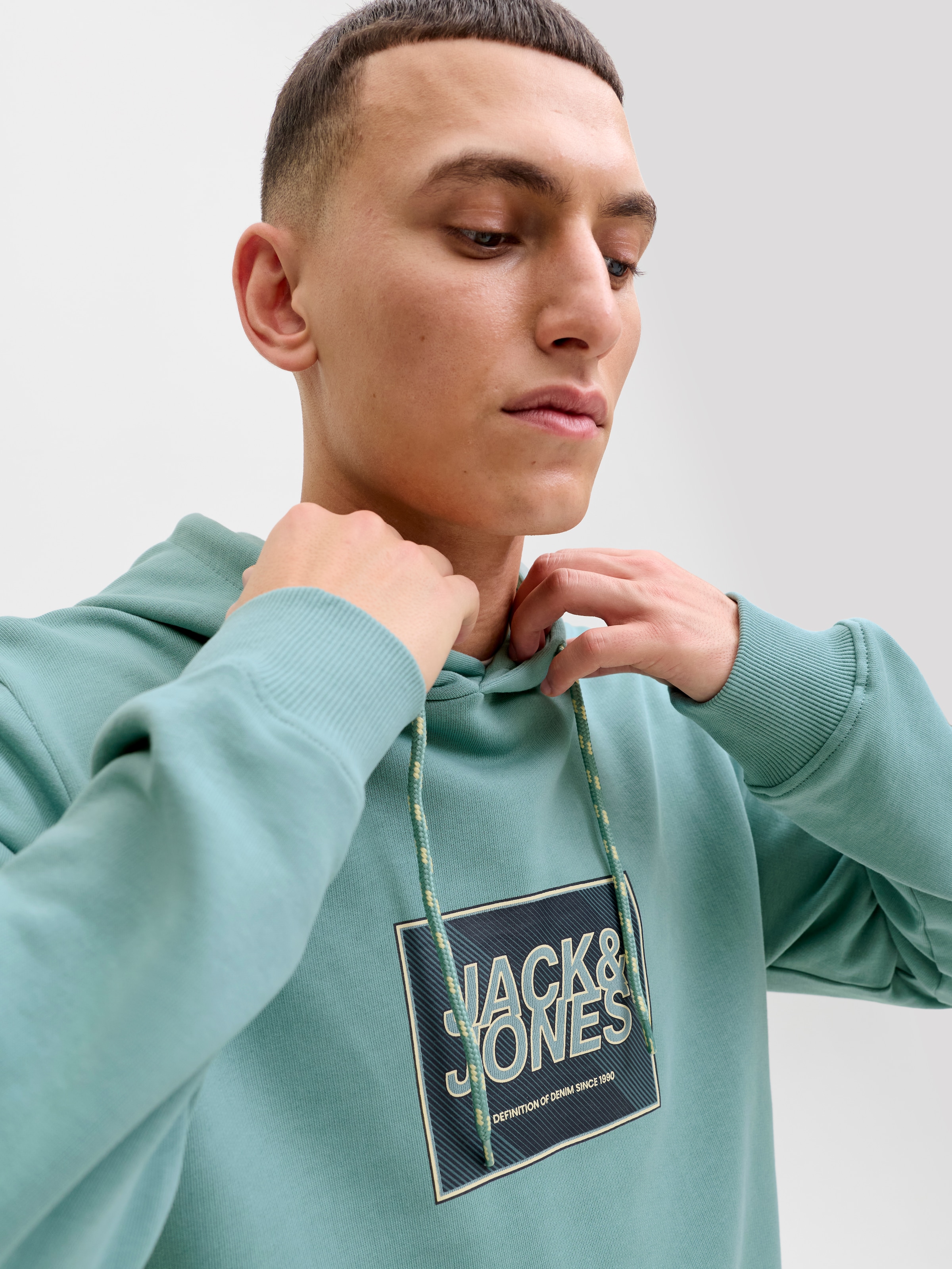 Jack & Jones Kapuzensweatshirt »JJRAIN SWEAT HOOD UNB«
