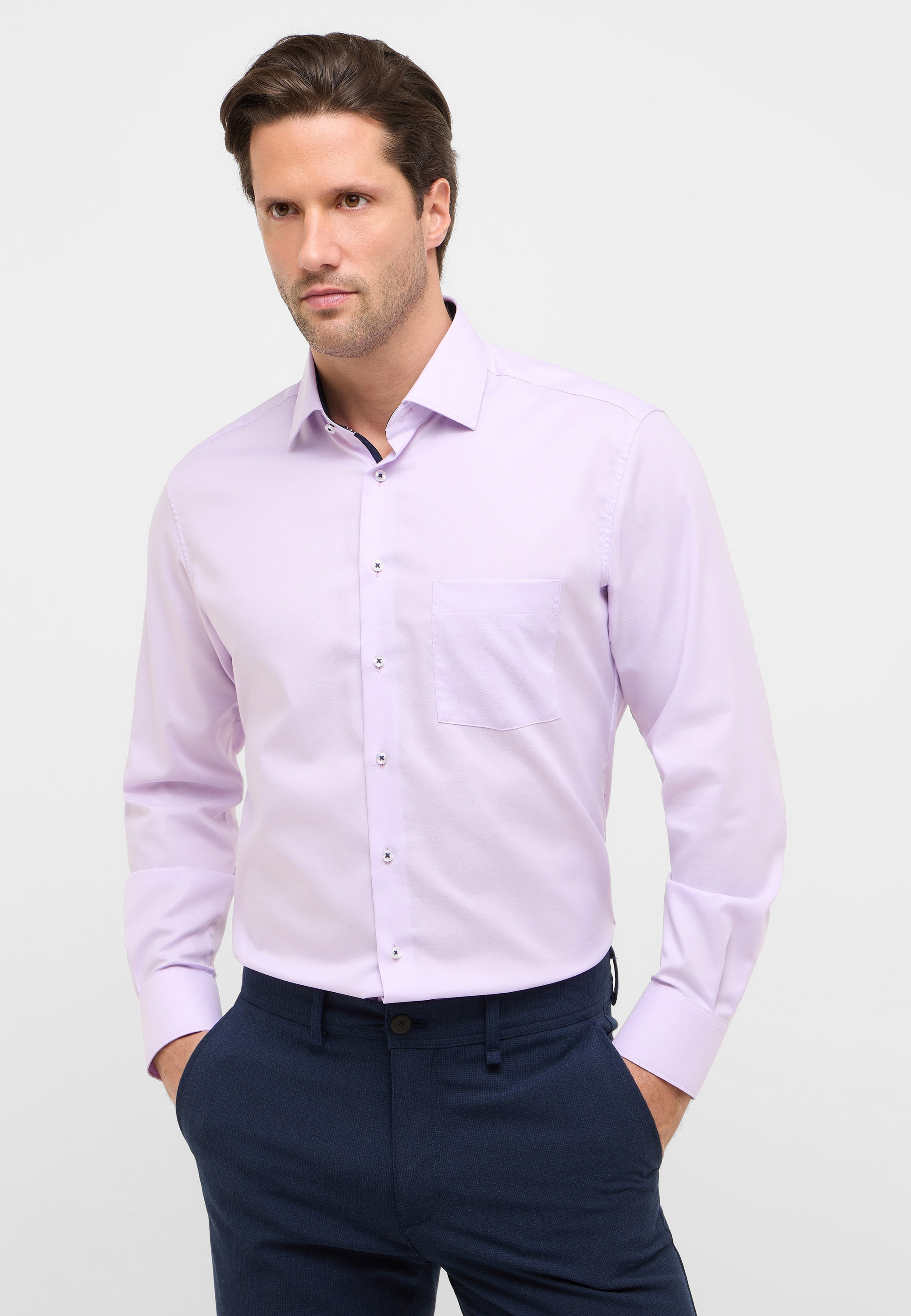 Eterna Langarmhemd »MODERN FIT« NON IRON (bügelfrei)