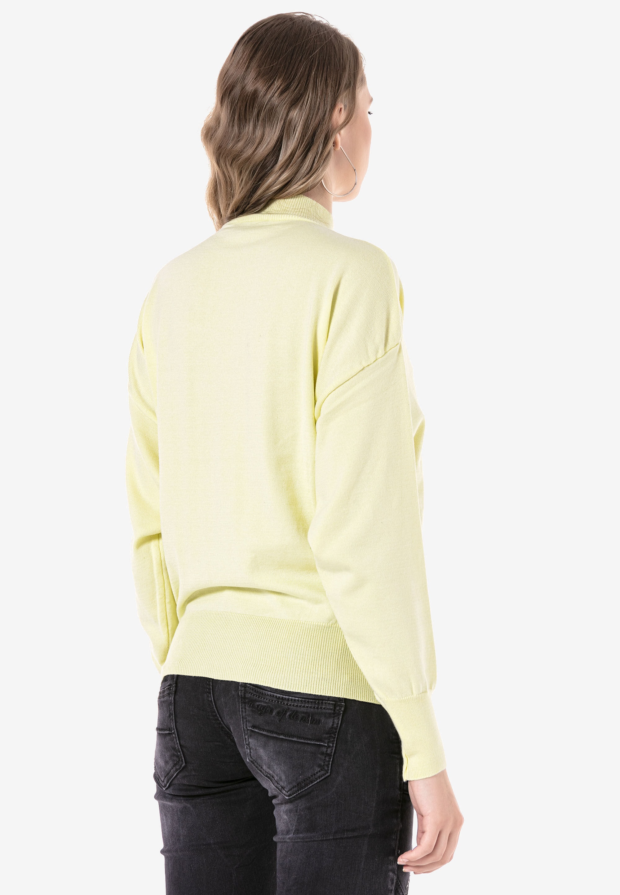 Cipo & Baxx Rollkragenpullover »WP230« Mit Rollkragen