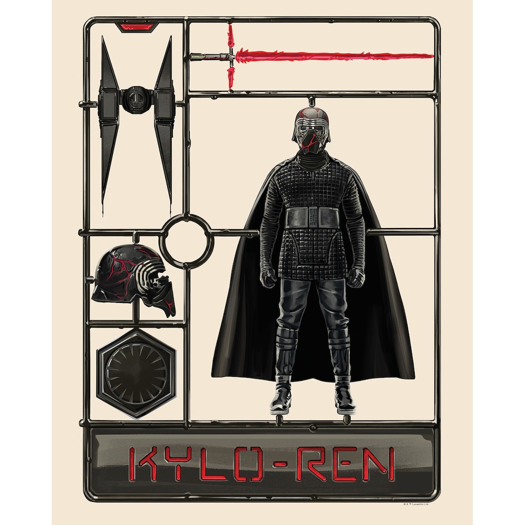 Komar Poster »Star Wars Toy Kylo«, Star Wars, (1 St.)